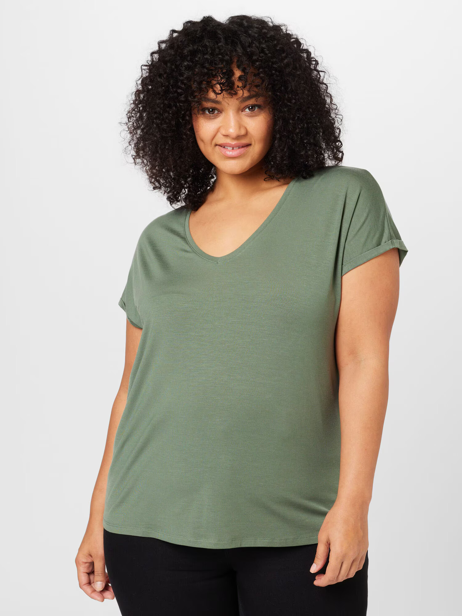 Vero Moda Curve Tricou 'Aya' oliv - Pled.ro