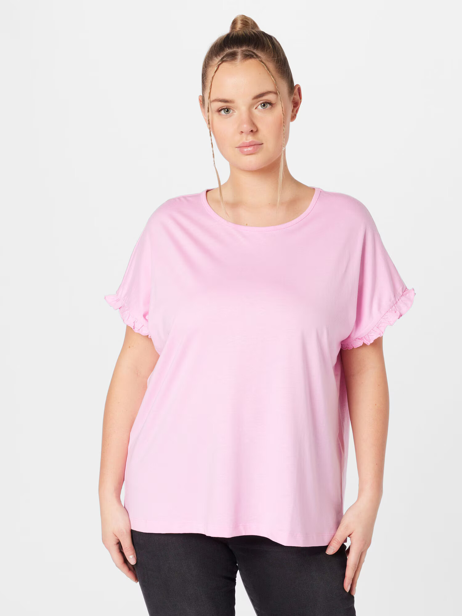 Vero Moda Curve Tricou 'DANA' roz deschis - Pled.ro