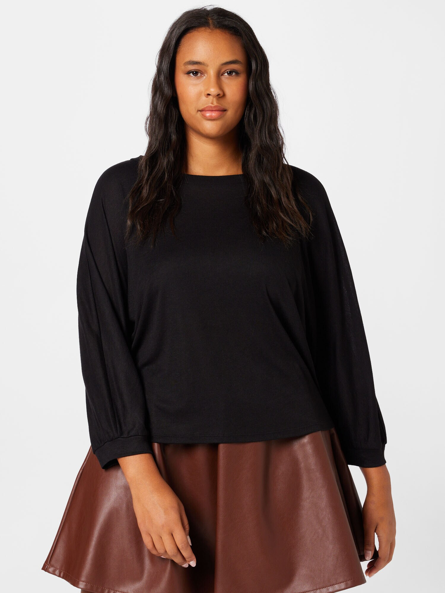 Vero Moda Curve Tricou 'ELLA' negru - Pled.ro