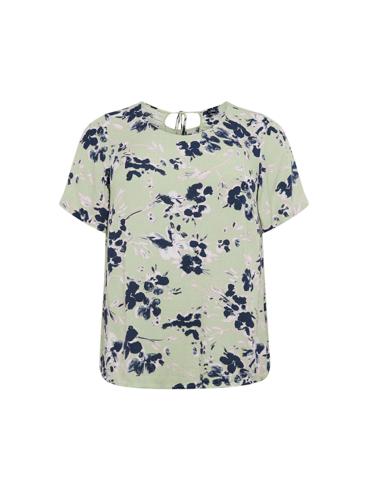 Vero Moda Curve Tricou 'MENNY' bej / albastru / verde pastel - Pled.ro