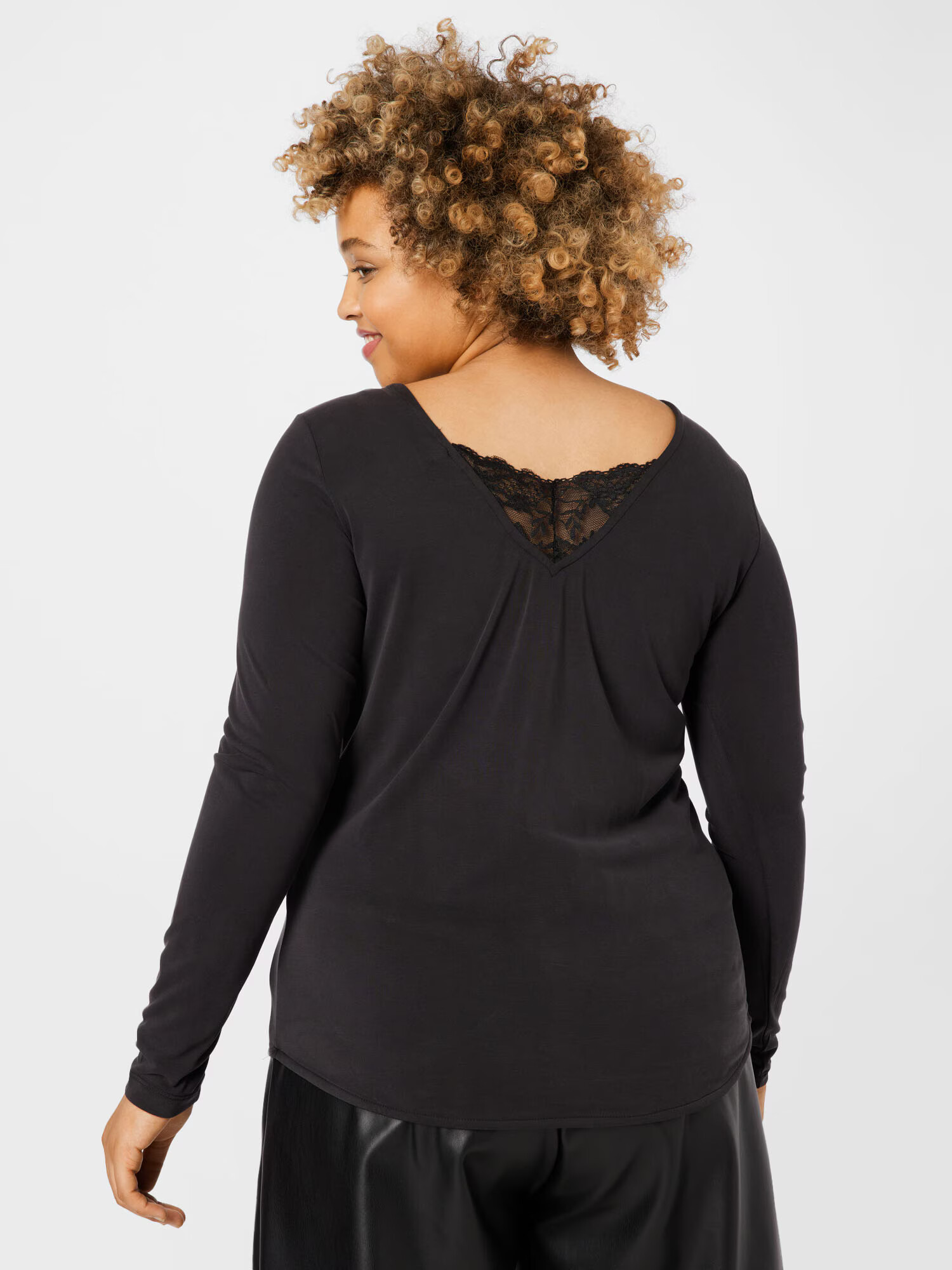 Vero Moda Curve Tricou negru - Pled.ro