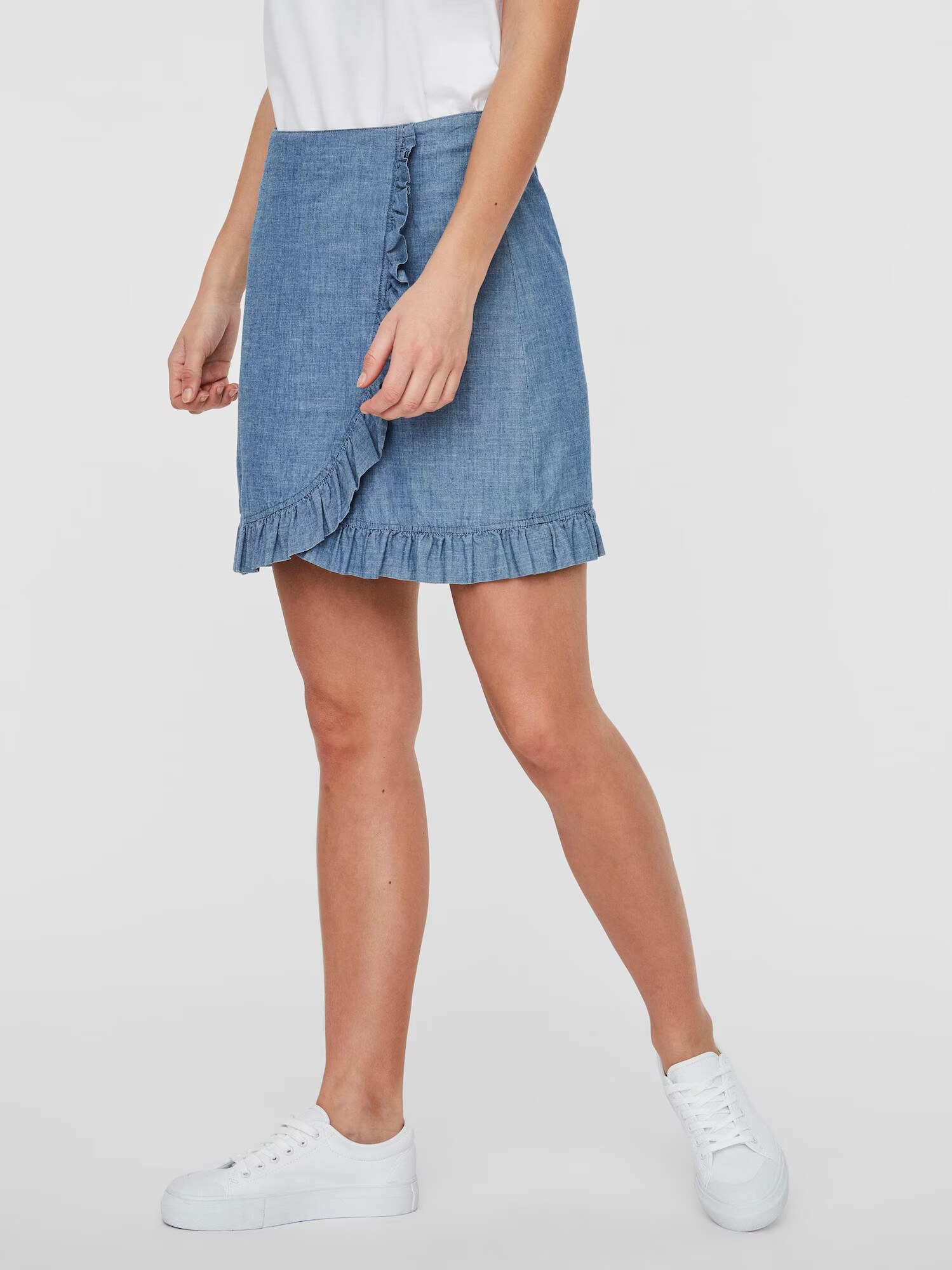 VERO MODA Fustă 'AKELA' albastru denim - Pled.ro