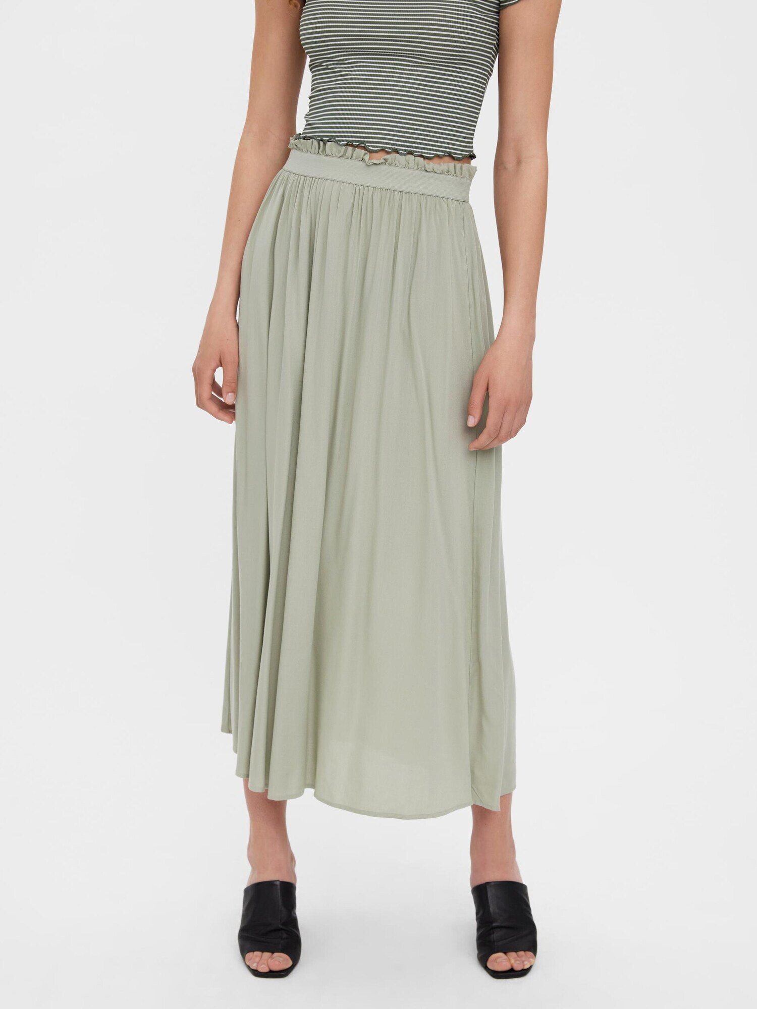 VERO MODA Fustă 'Beauty' verde pastel - Pled.ro