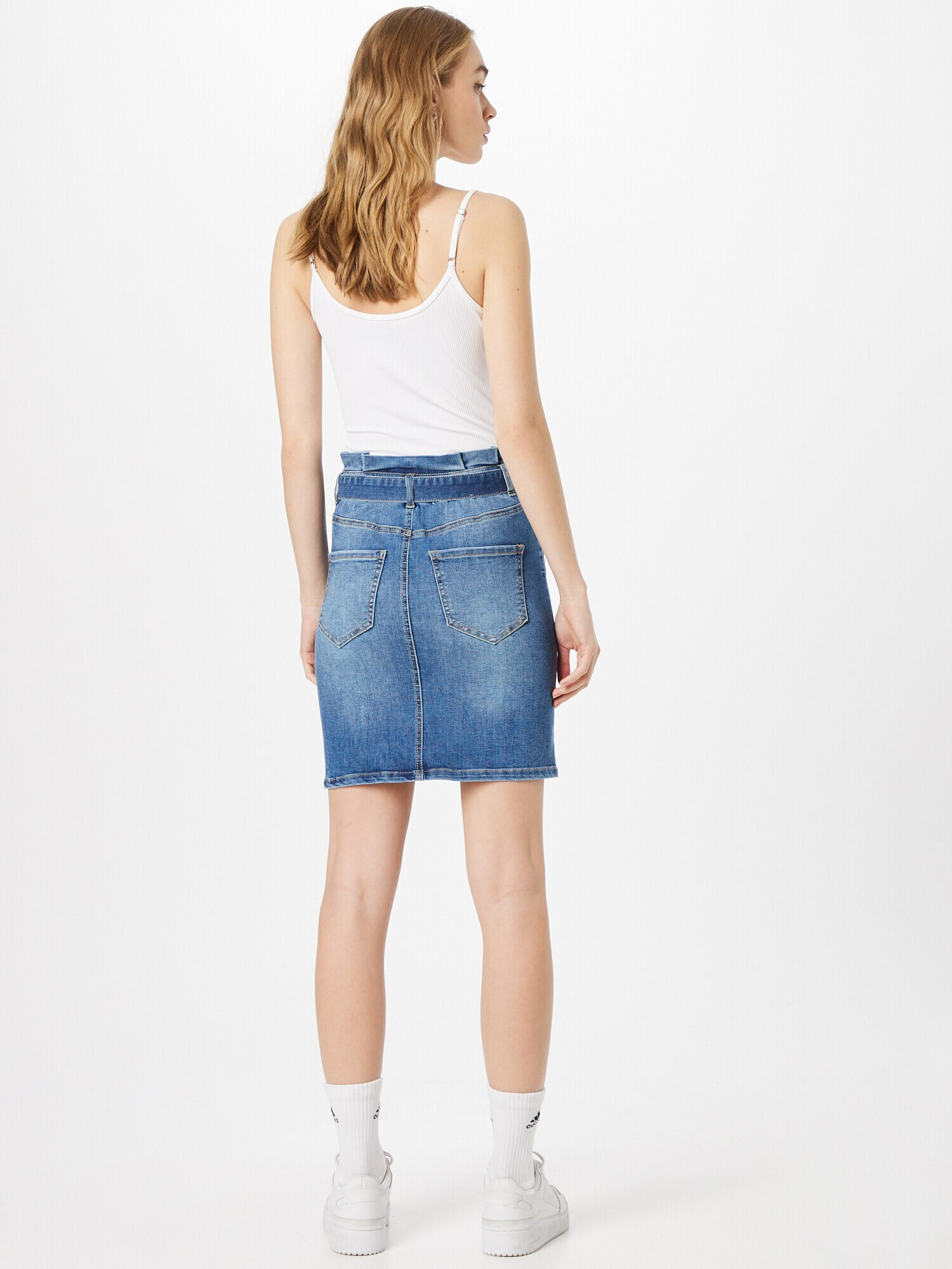 VERO MODA Fustă 'ELLI' albastru denim - Pled.ro