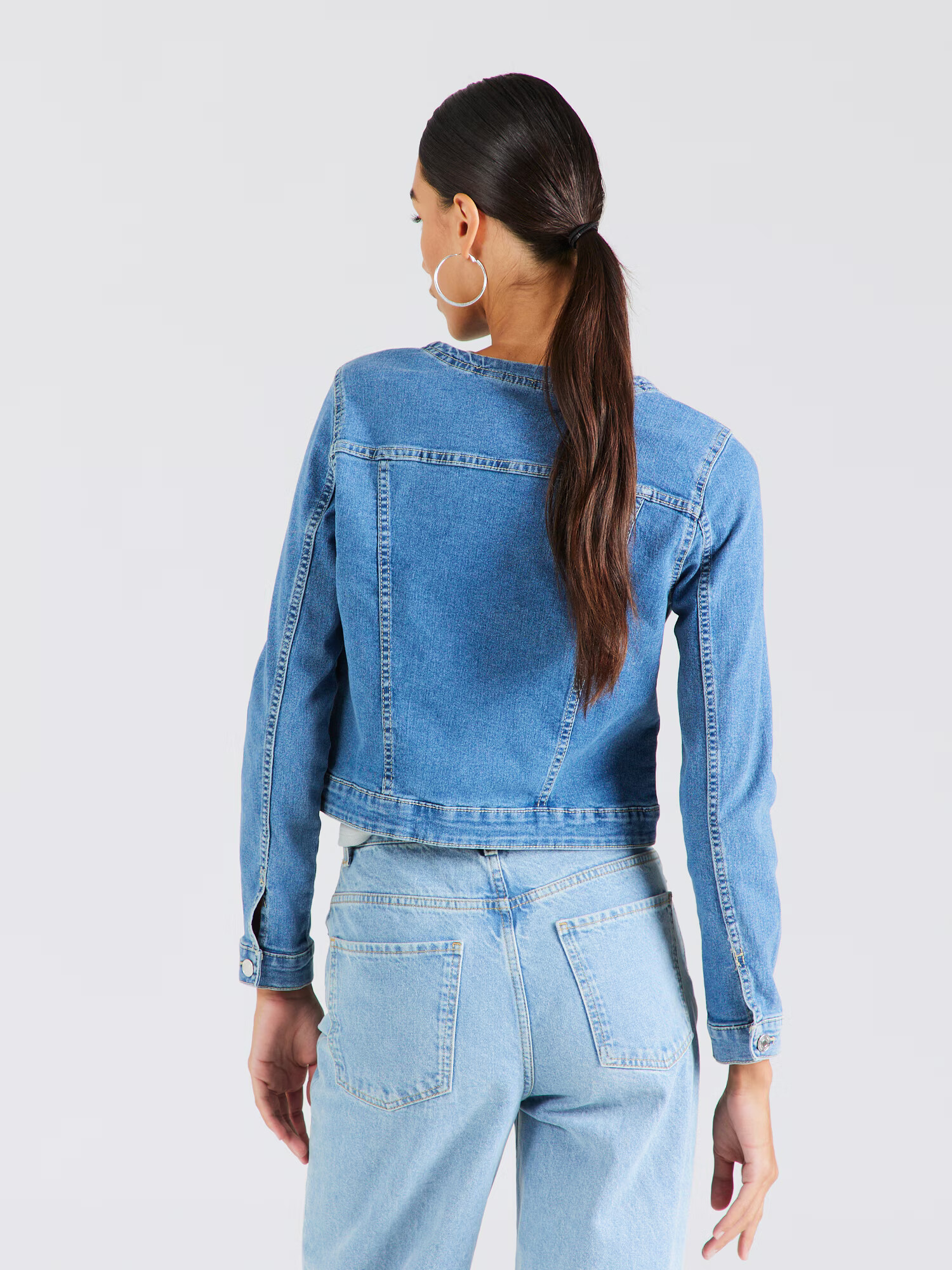 VERO MODA Geacă de primăvară-toamnă 'CATH' albastru denim - Pled.ro