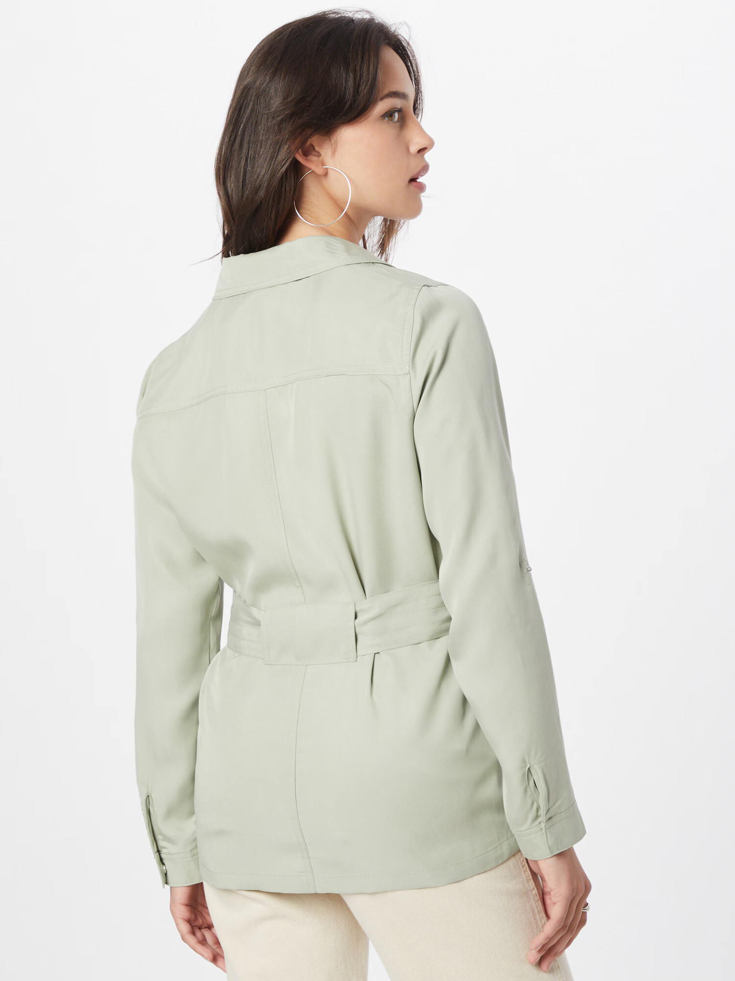 VERO MODA Geacă de primăvară-toamnă 'LILIANA' verde pastel - Pled.ro