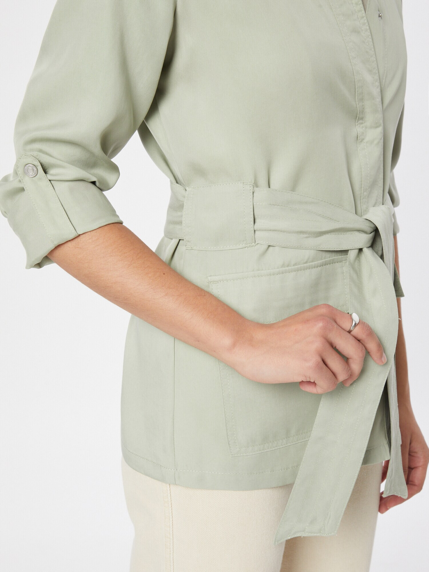 VERO MODA Geacă de primăvară-toamnă 'LILIANA' verde pastel - Pled.ro