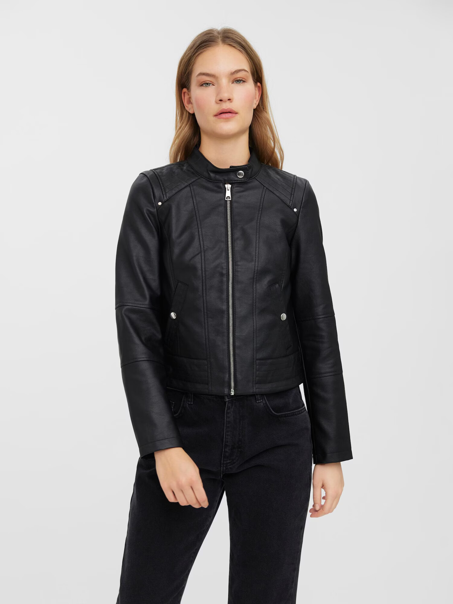 VERO MODA Geacă de primăvară-toamnă 'Lotus' negru - Pled.ro