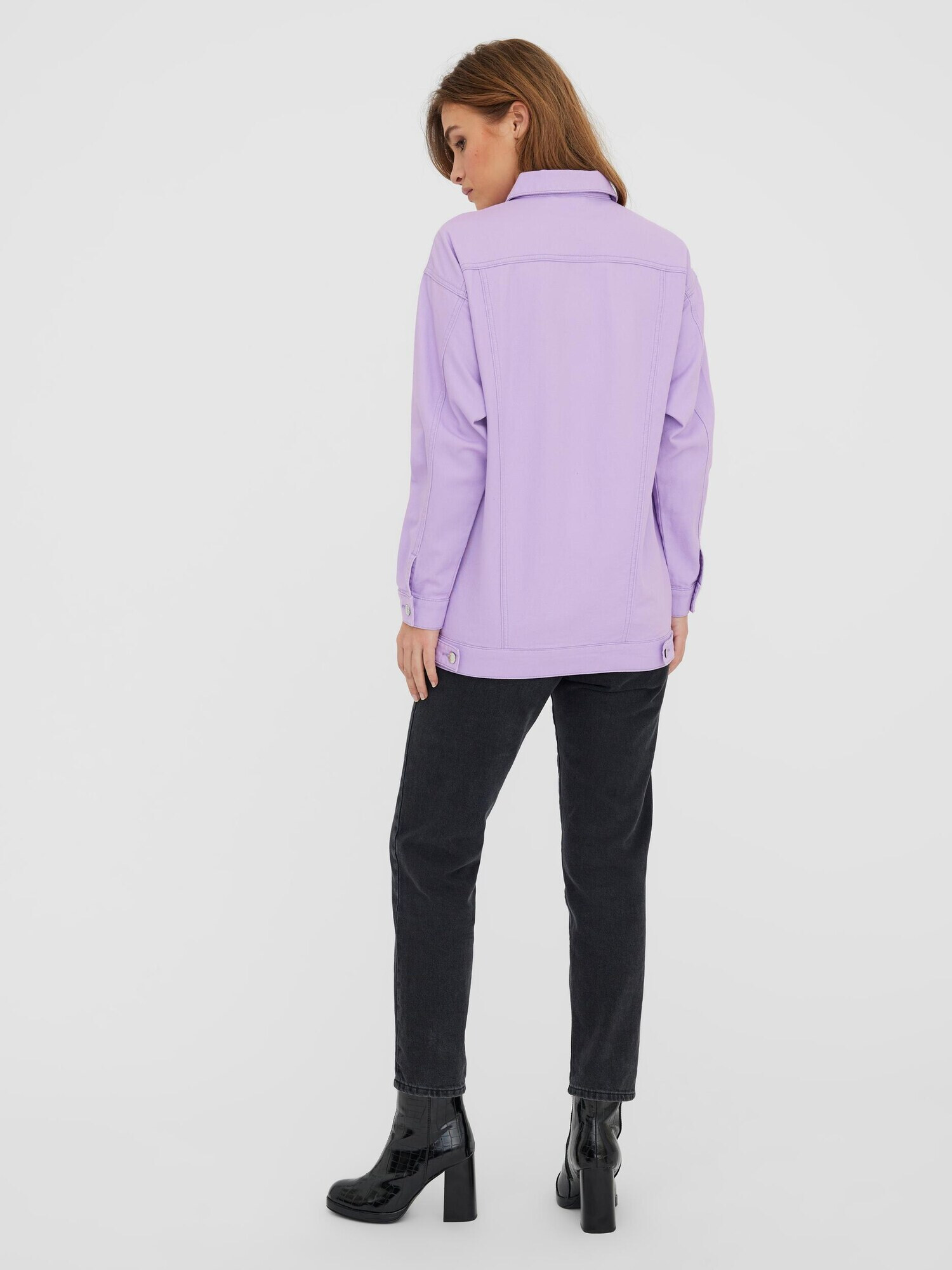 VERO MODA Geacă de primăvară-toamnă mauve - Pled.ro