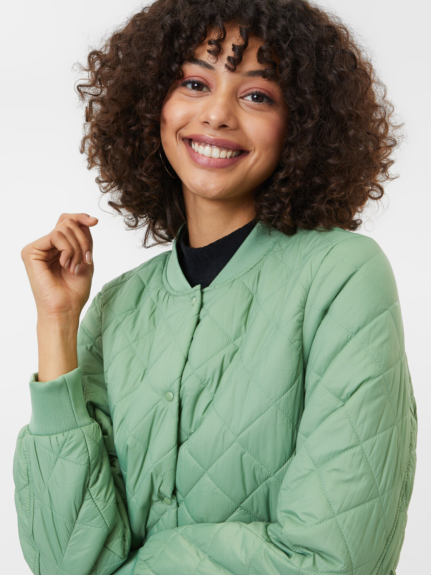 VERO MODA Geacă de primăvară-toamnă verde - Pled.ro