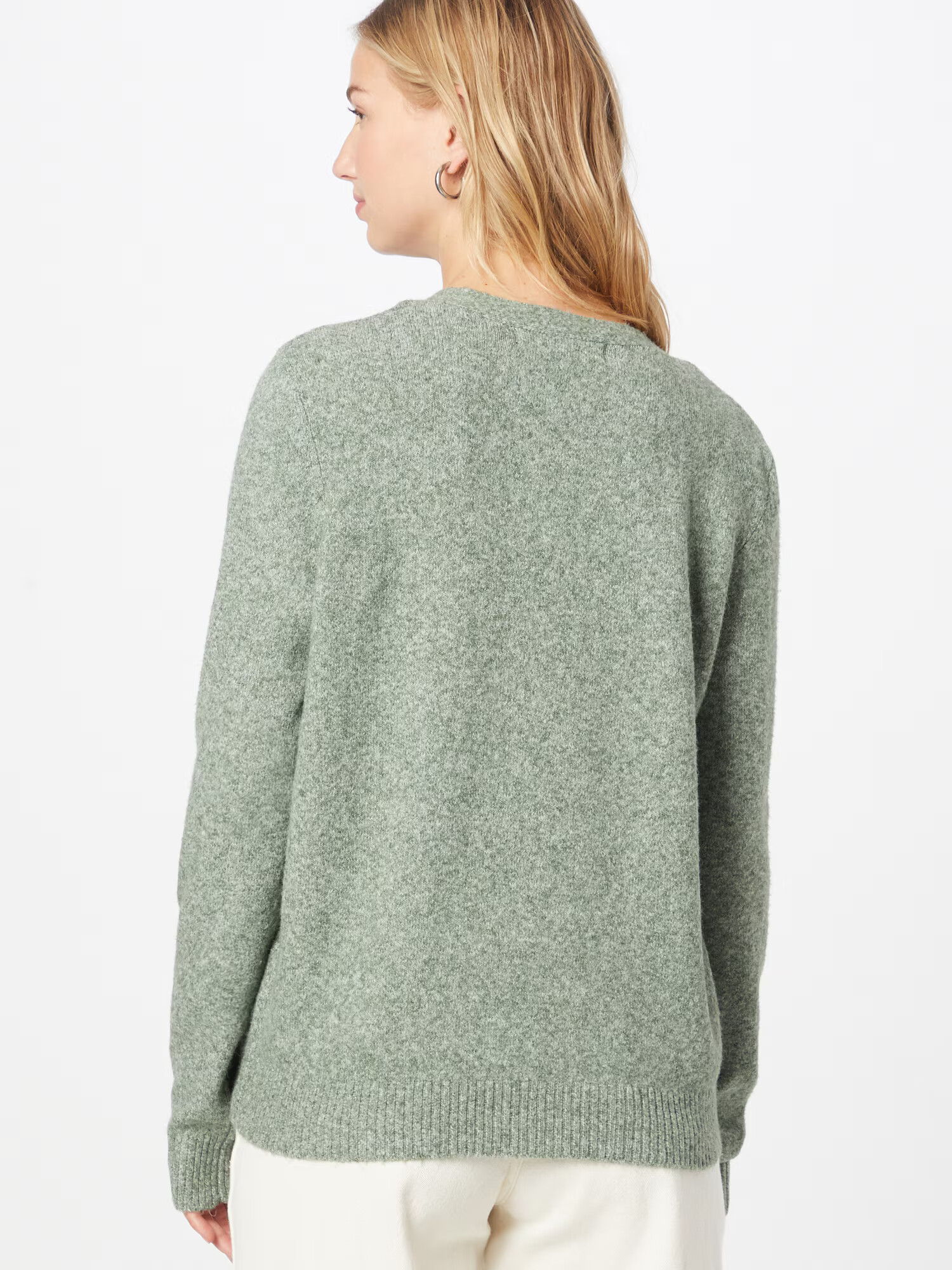 VERO MODA Geacă tricotată 'Doffy' verde pastel - Pled.ro