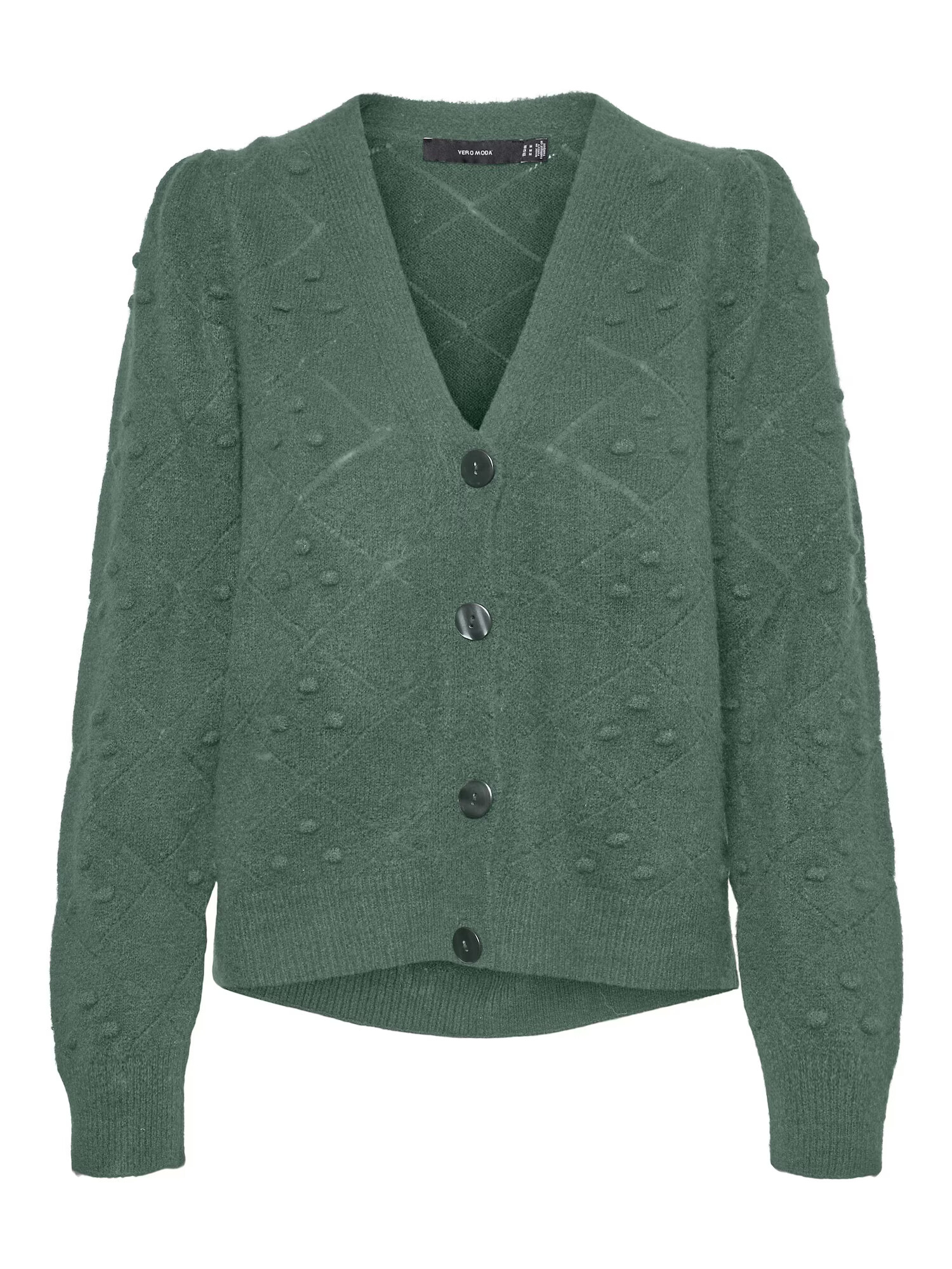 VERO MODA Geacă tricotată 'Josefine' verde - Pled.ro