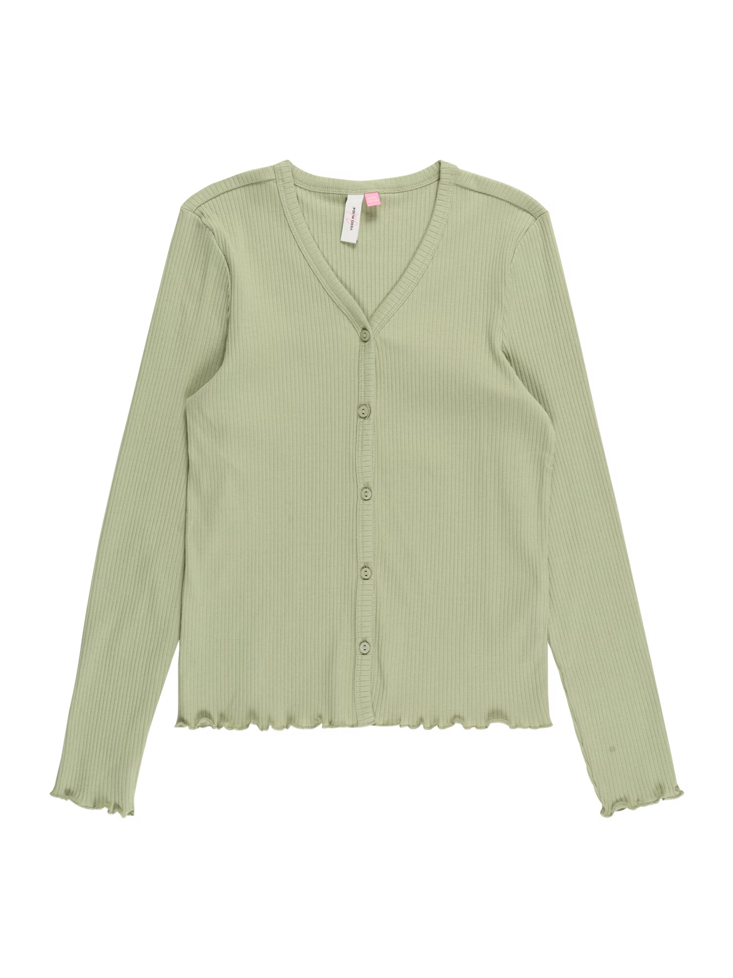 Vero Moda Girl Geacă tricotată 'Lavender' verde - Pled.ro