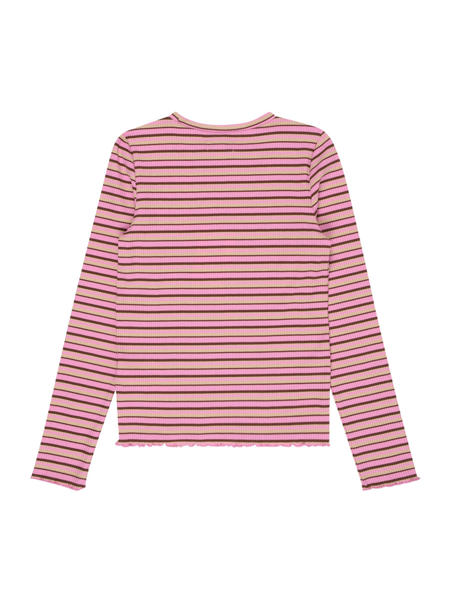 Vero Moda Girl Tricou 'LU TICA' bej / ciocolatiu / mov orhidee - Pled.ro