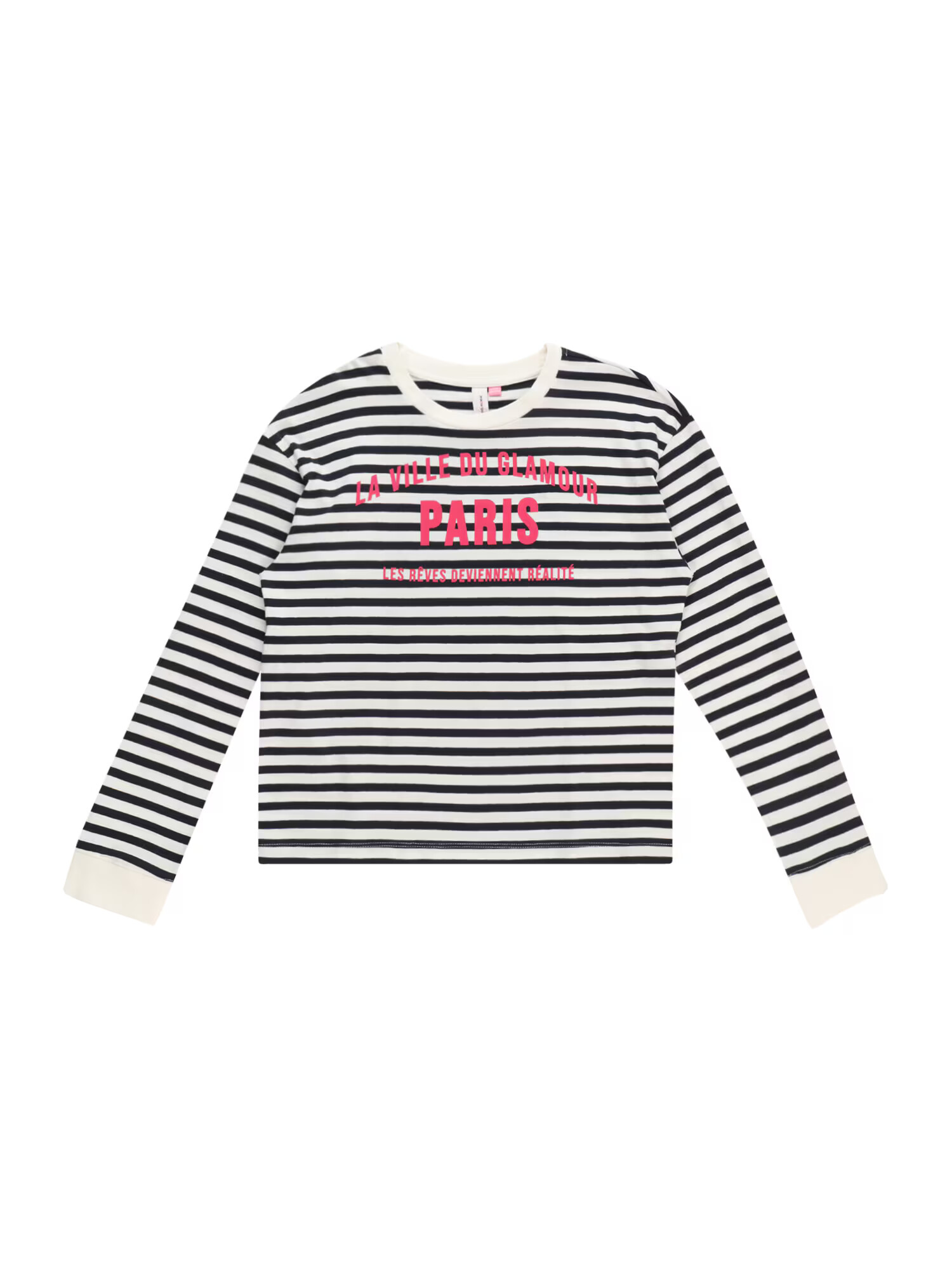 Vero Moda Girl Tricou roz / negru / alb - Pled.ro