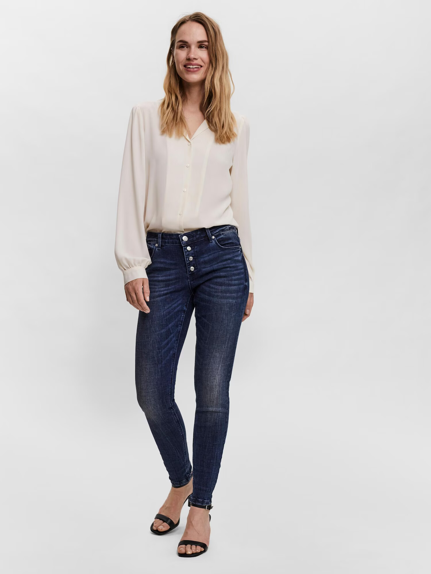 VERO MODA Jeans albastru denim - Pled.ro