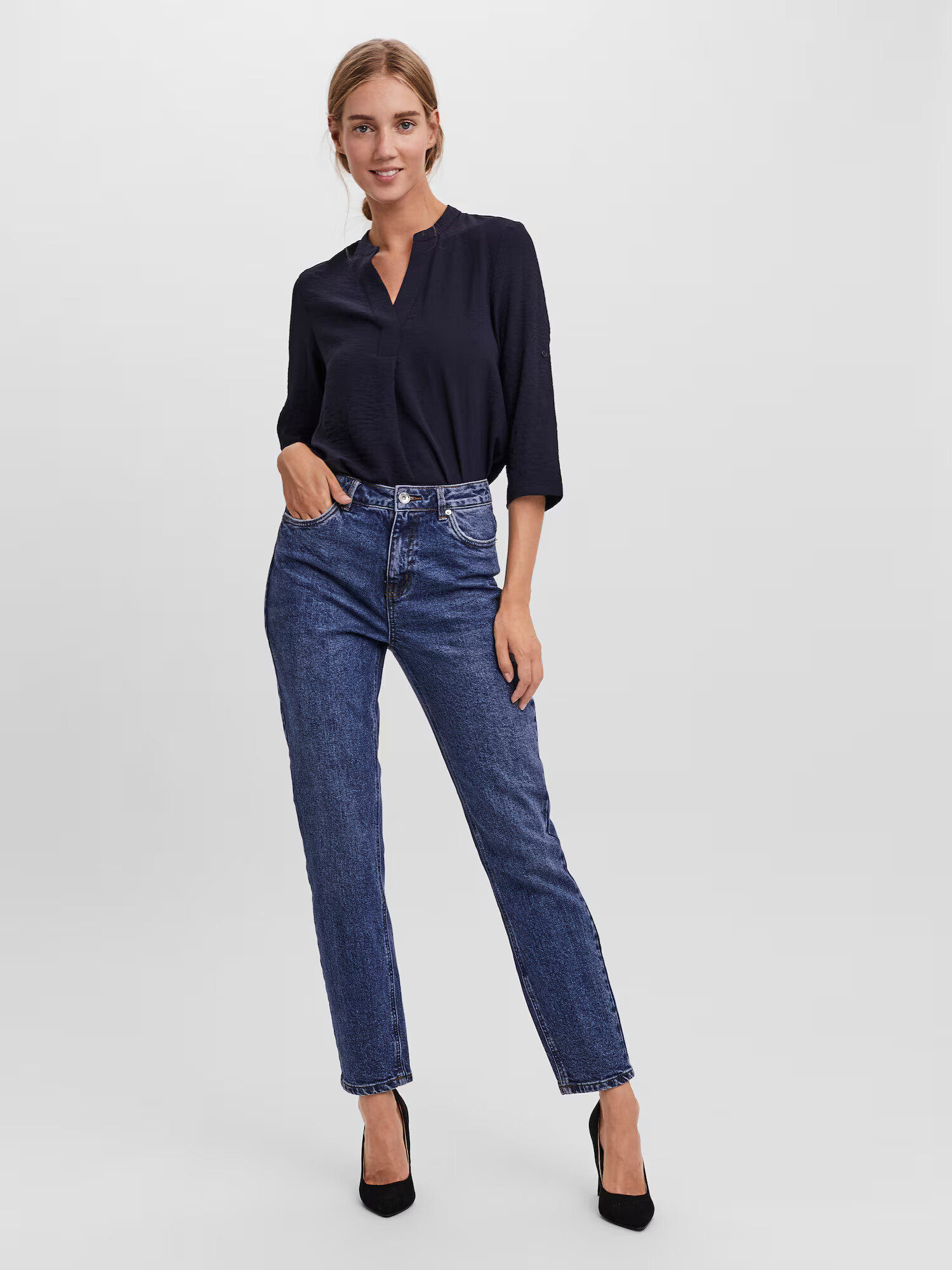 VERO MODA Jeans albastru denim - Pled.ro