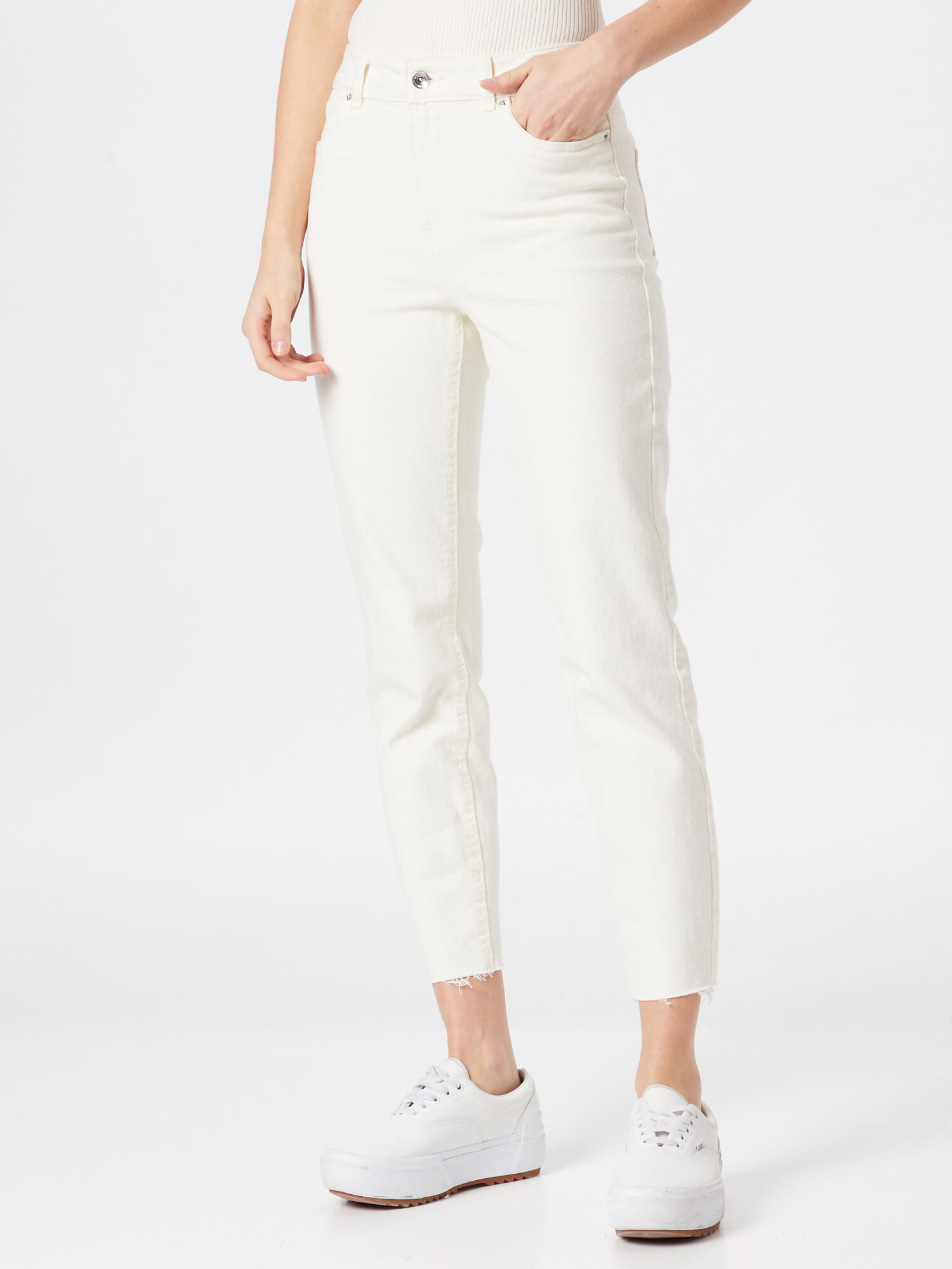 VERO MODA Jeans 'Brenda' alb denim - Pled.ro