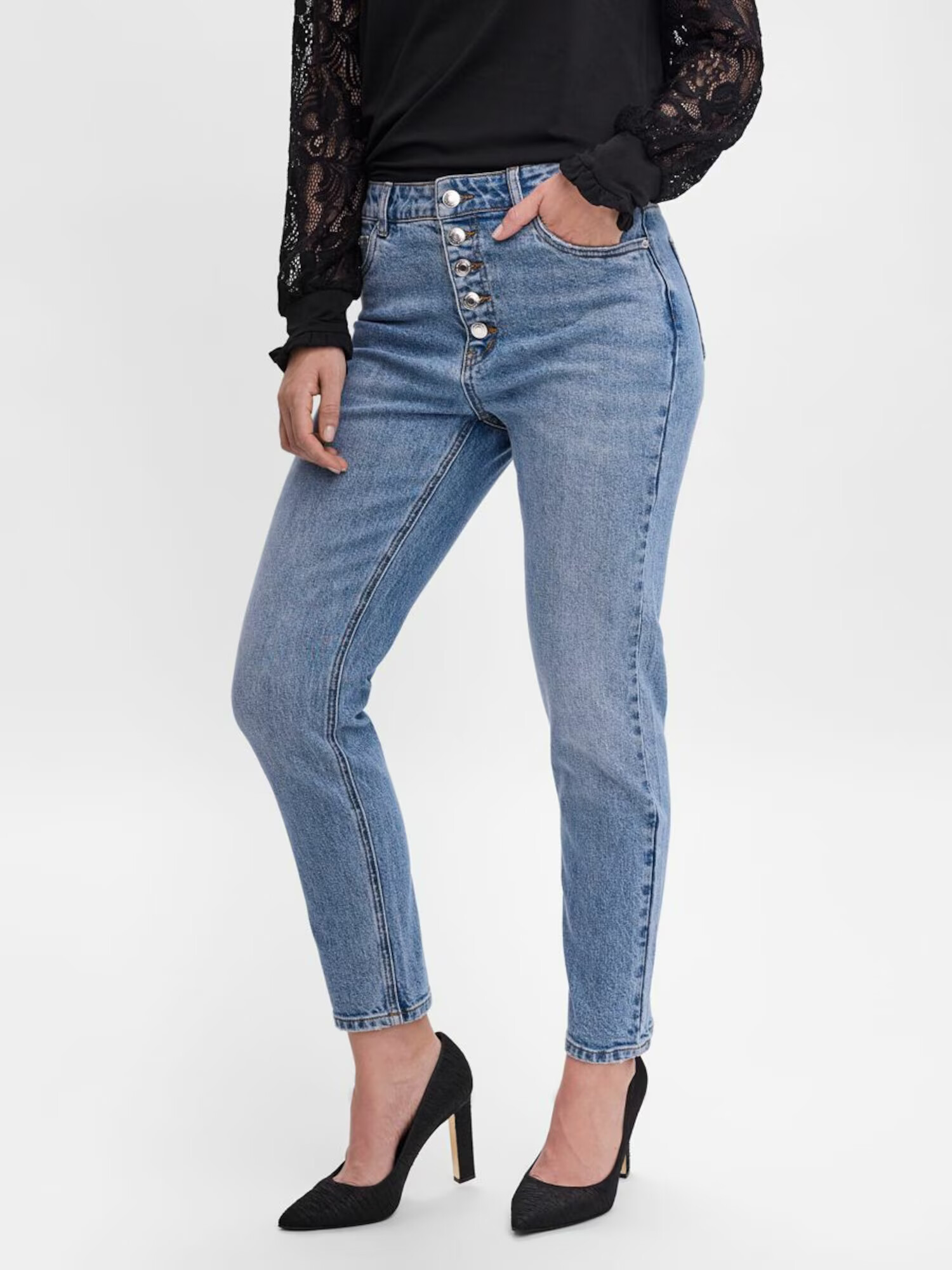 VERO MODA Jeans 'Brenda' albastru denim - Pled.ro