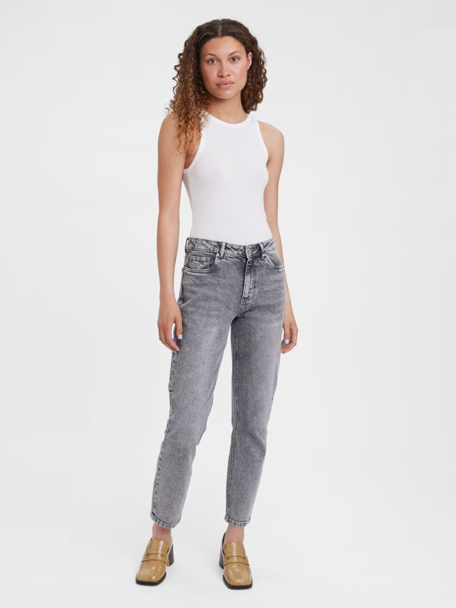 VERO MODA Jeans 'Brenda' gri denim - Pled.ro