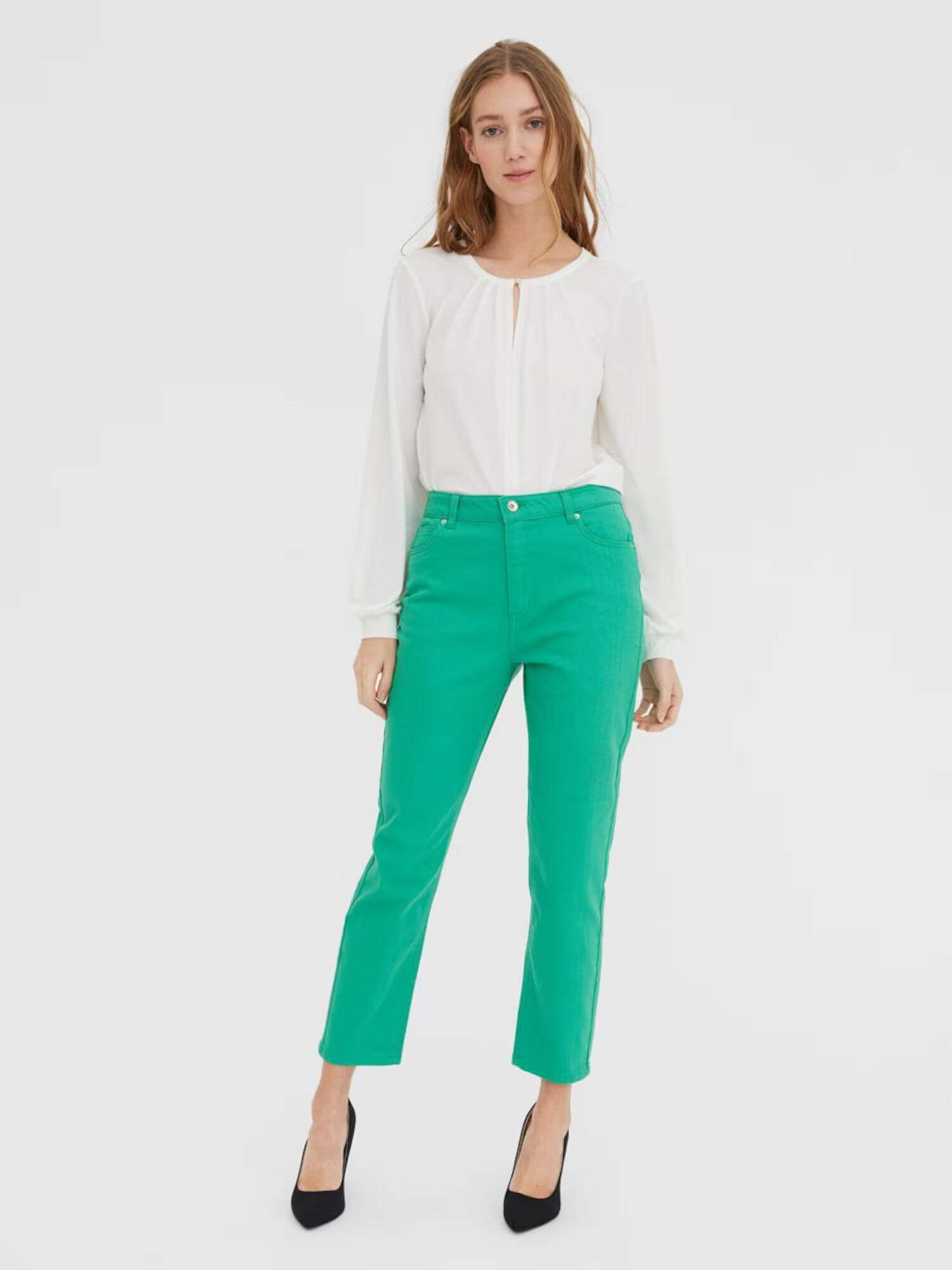 VERO MODA Jeans 'Brenda' verde - Pled.ro