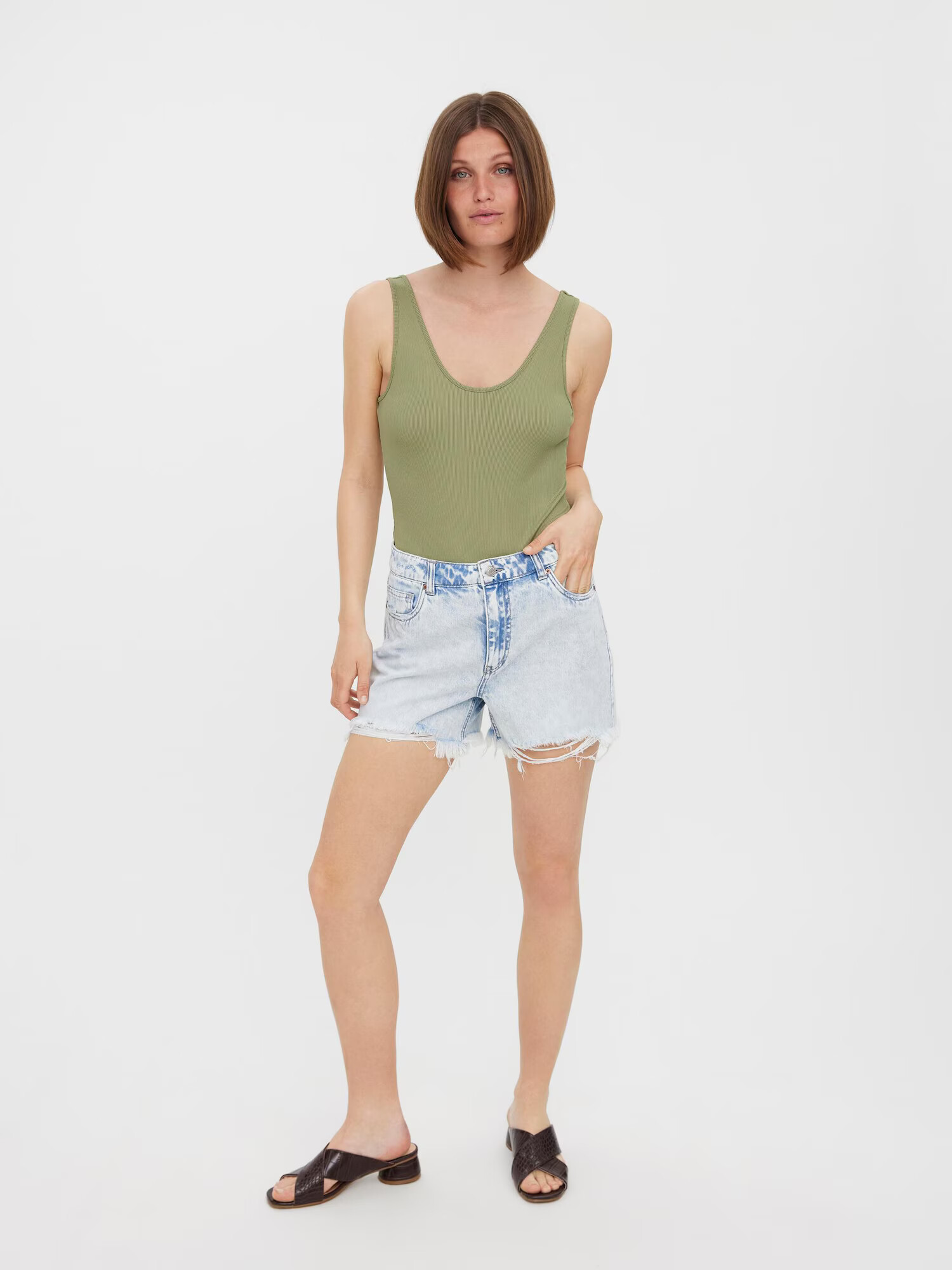 VERO MODA Jeans 'CARLA' albastru deschis - Pled.ro