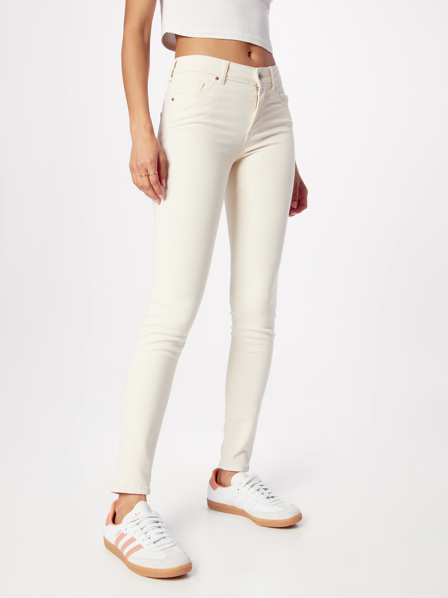 VERO MODA Jeans 'Lux' crem - Pled.ro