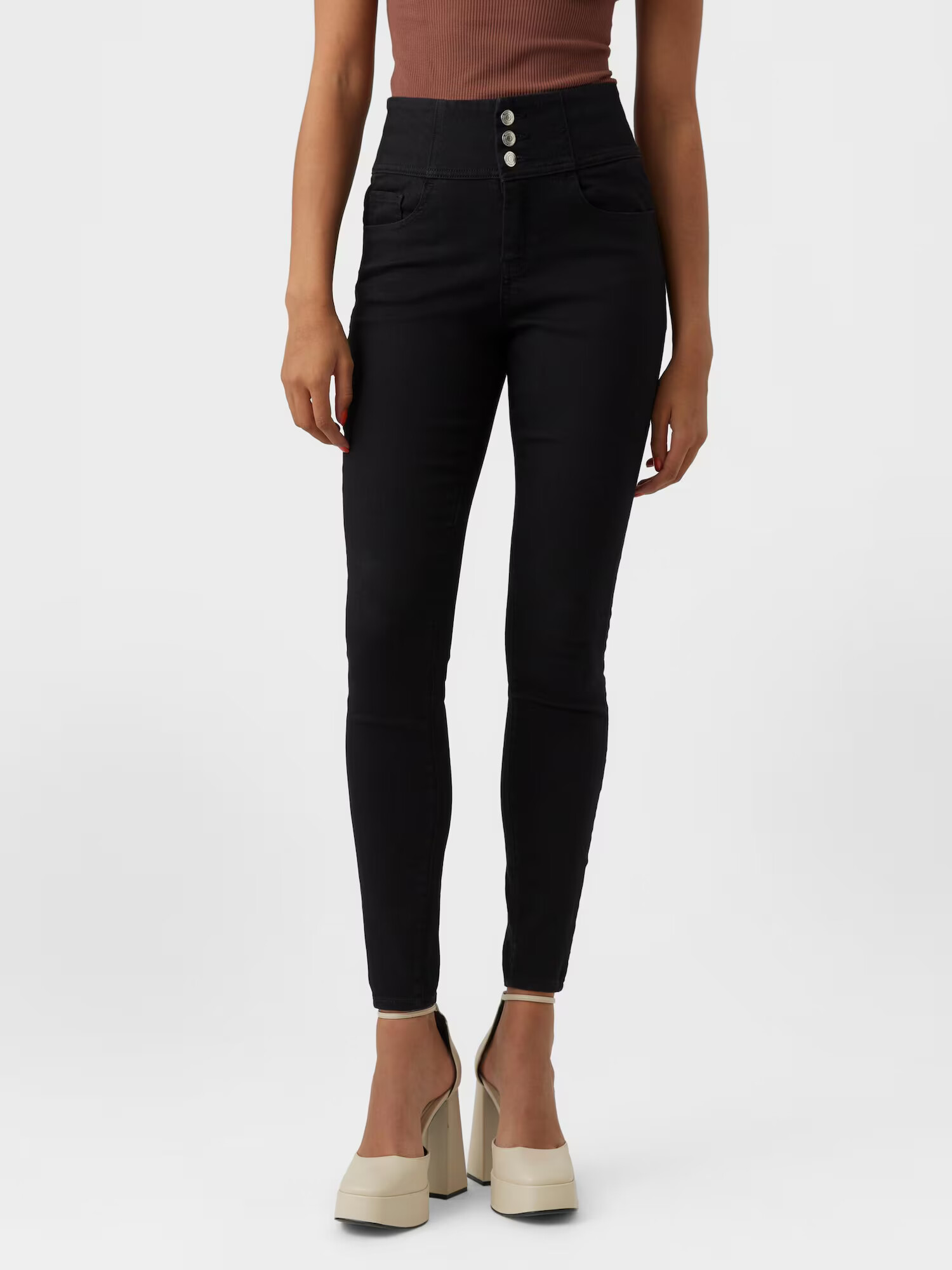 VERO MODA Jeans 'DONNA' negru denim - Pled.ro