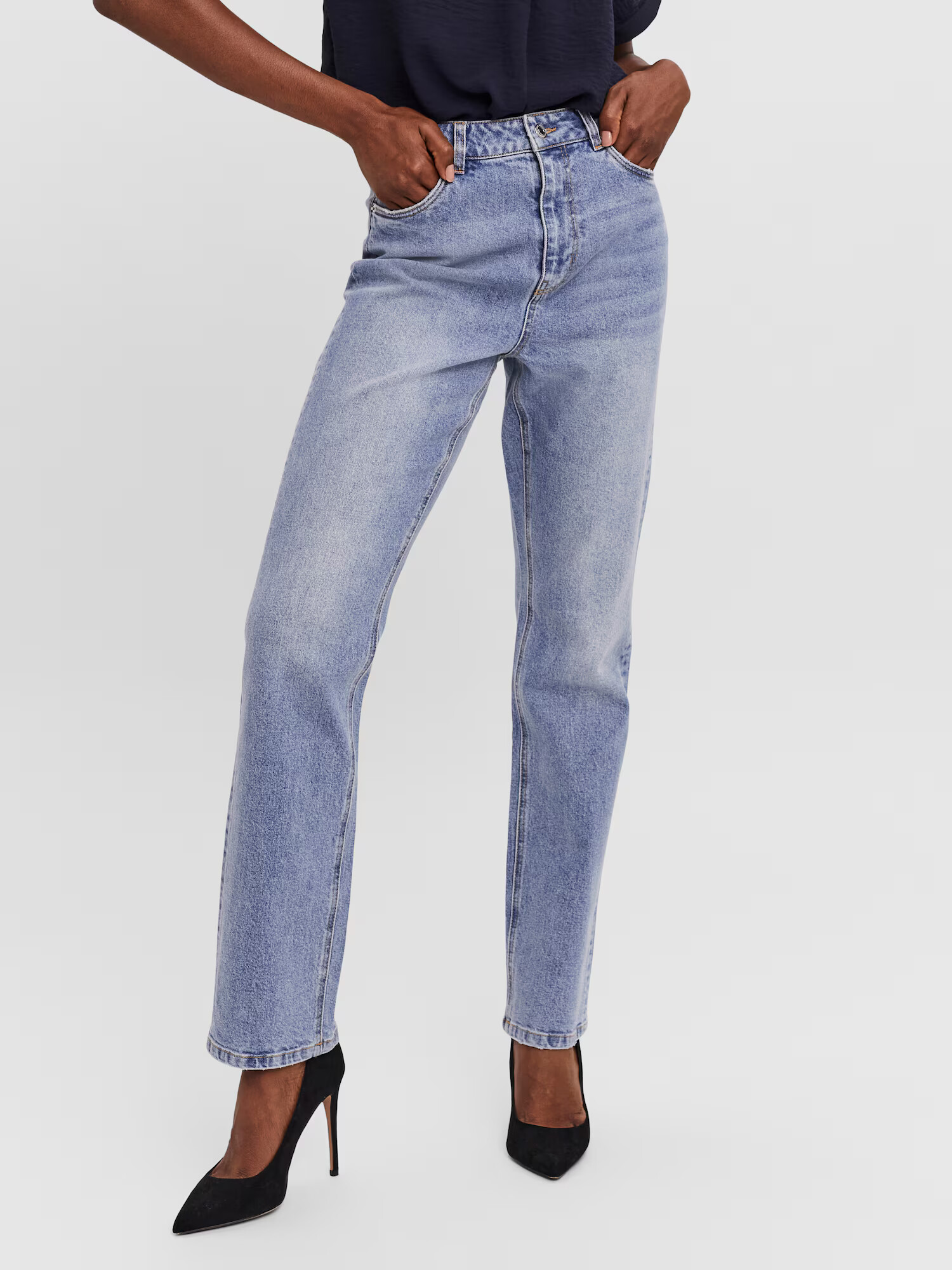 VERO MODA Jeans 'Drew' albastru deschis - Pled.ro