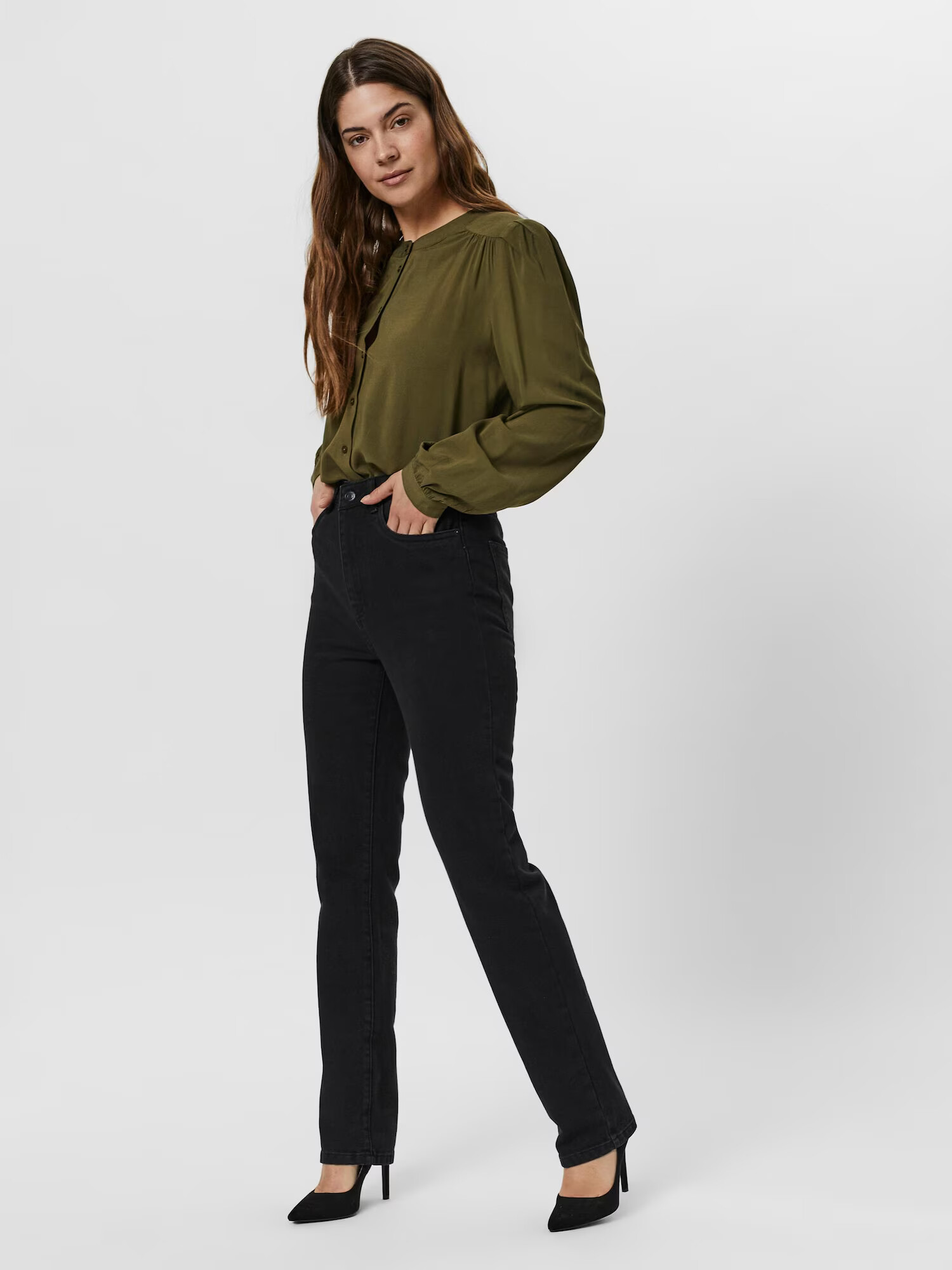 VERO MODA Jeans 'Ellie' negru denim - Pled.ro