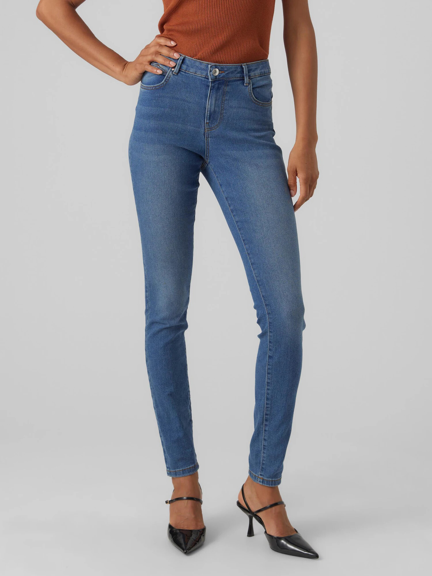 VERO MODA Jeans 'June' albastru denim - Pled.ro