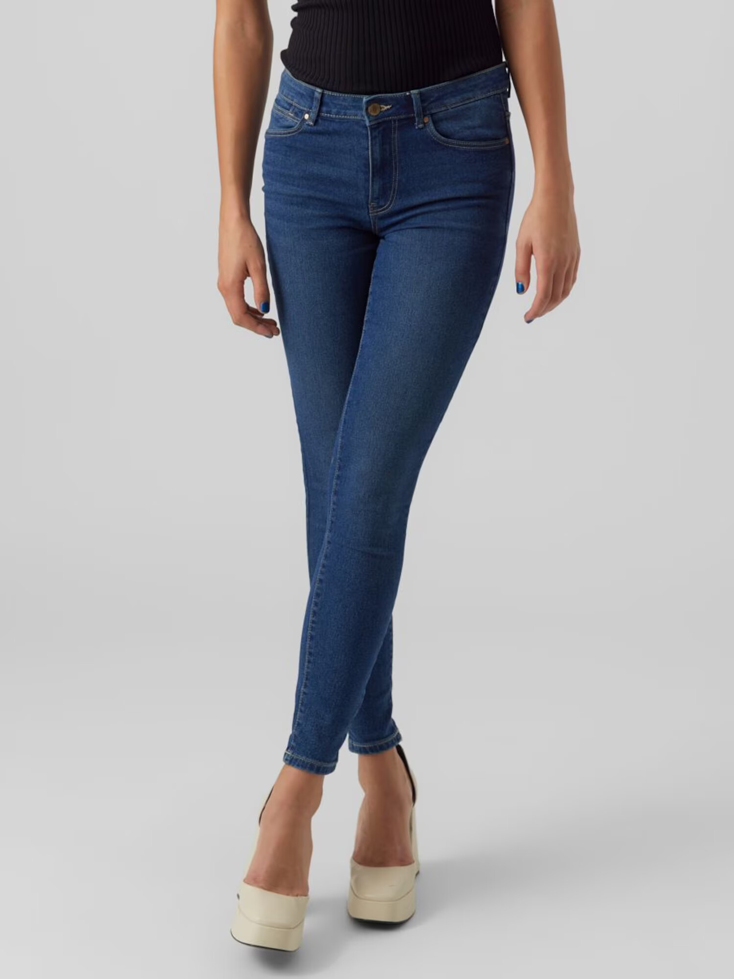 VERO MODA Jeans 'June' bleumarin - Pled.ro