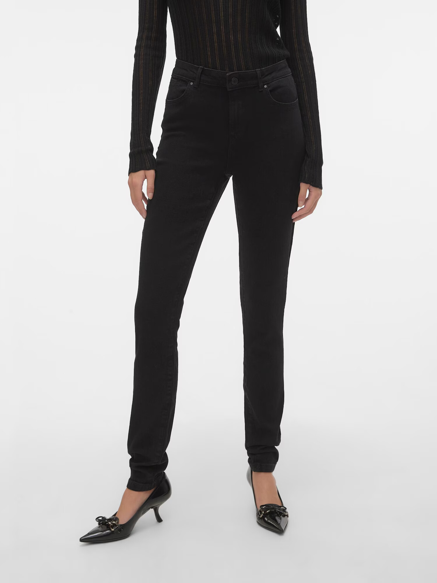 VERO MODA Jeans 'JUNE' negru denim - Pled.ro