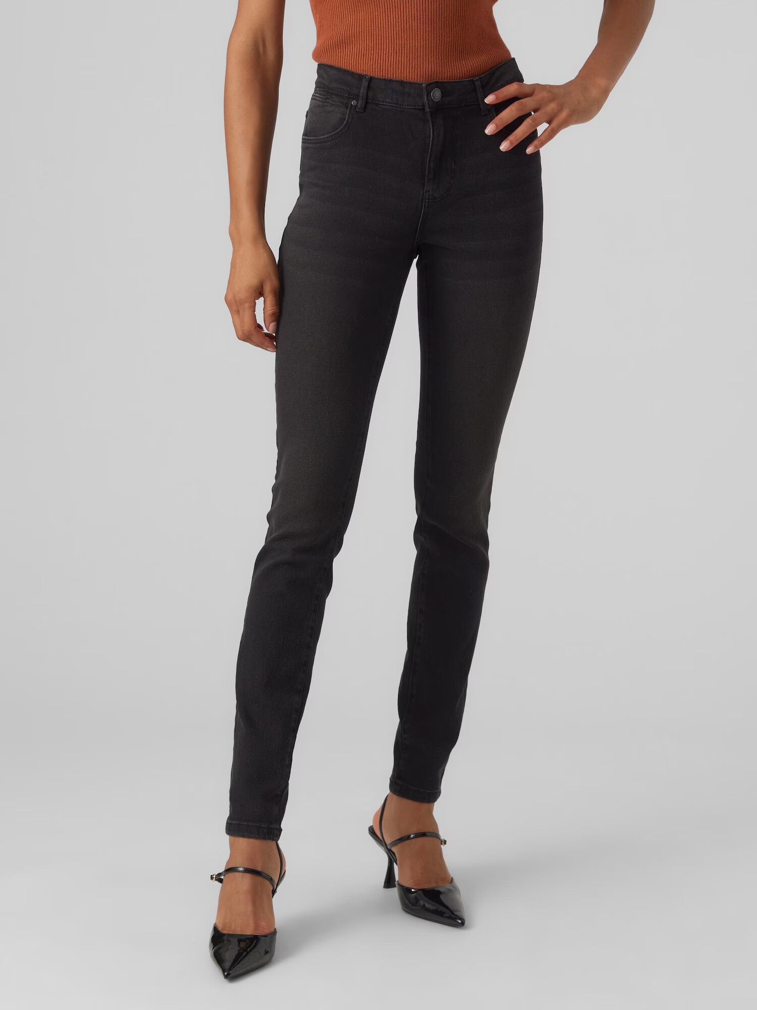 VERO MODA Jeans 'June' negru denim - Pled.ro