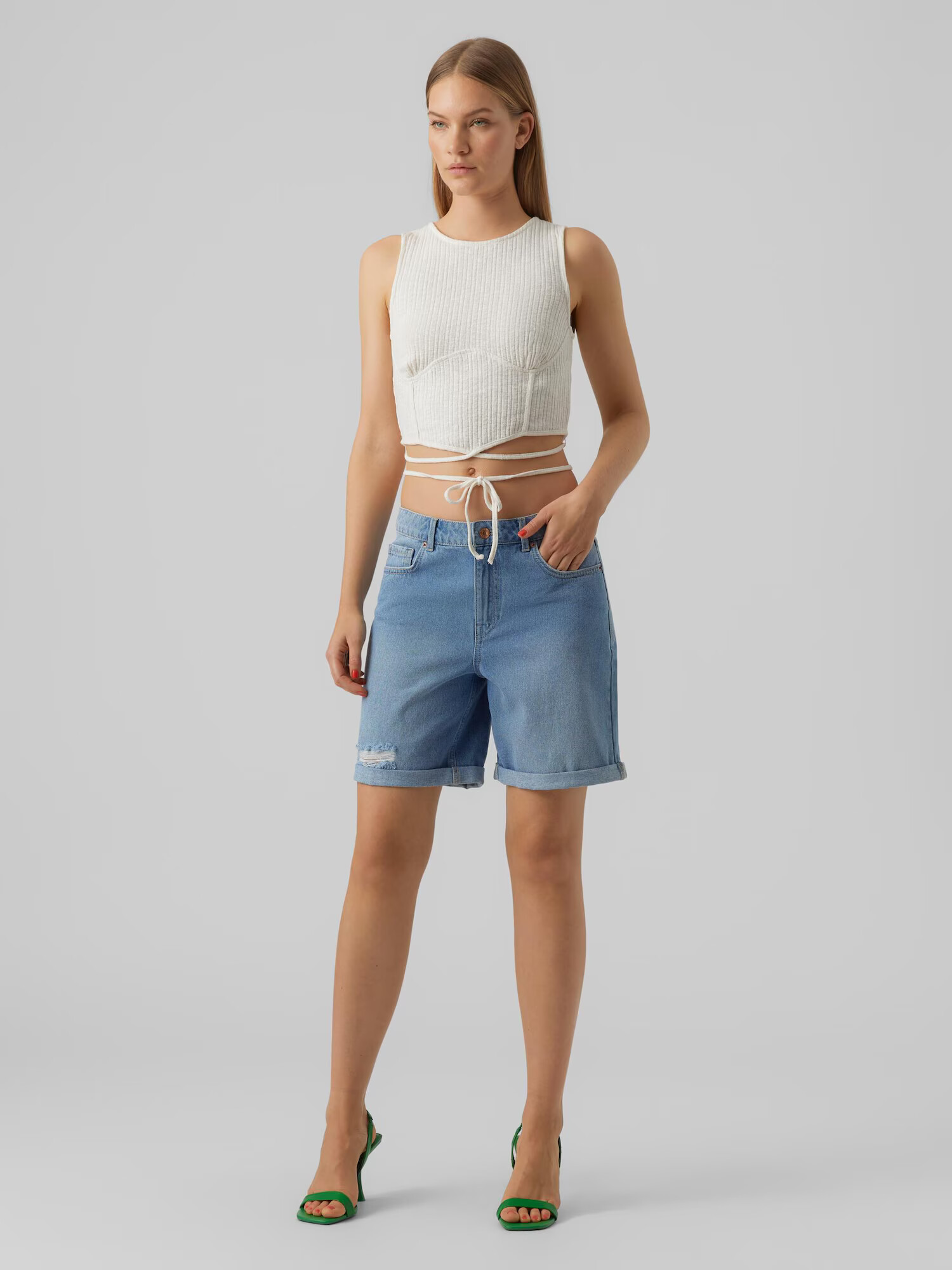 VERO MODA Jeans 'Karlie' albastru denim - Pled.ro