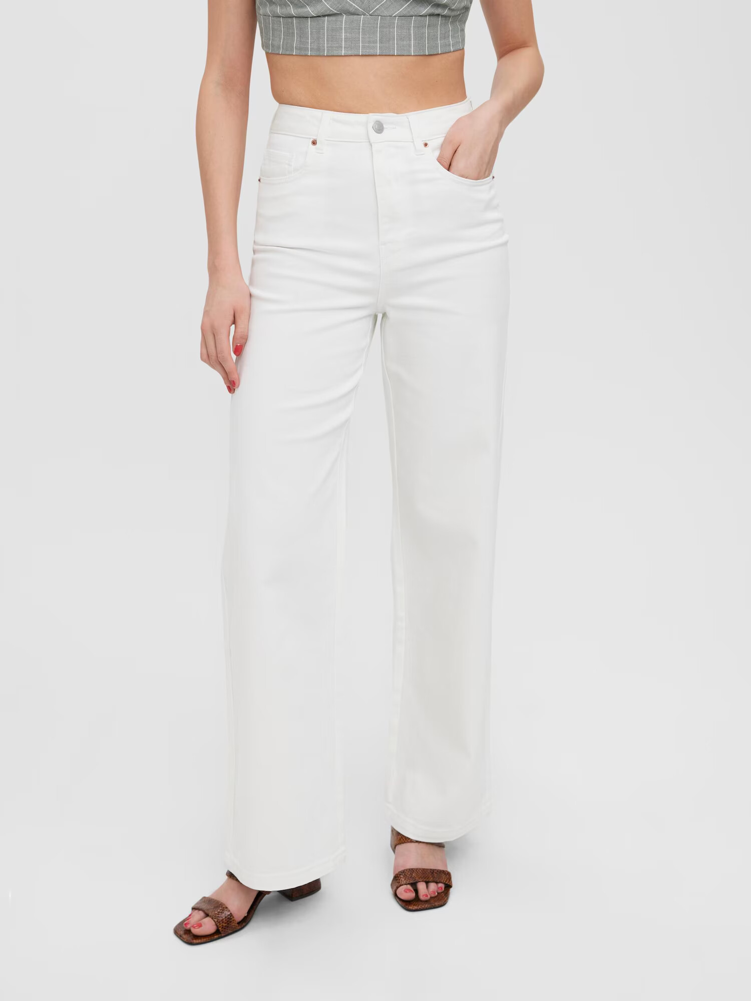 VERO MODA Jeans 'Kathy' alb - Pled.ro