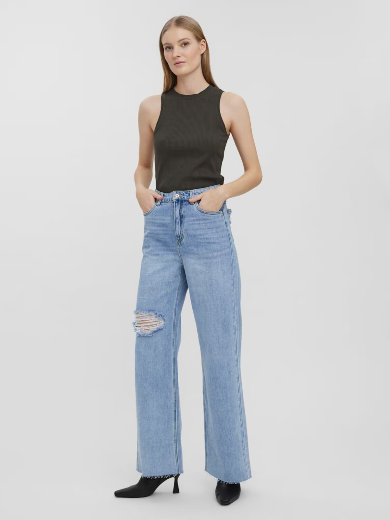 VERO MODA Jeans 'Kathy' albastru denim - Pled.ro