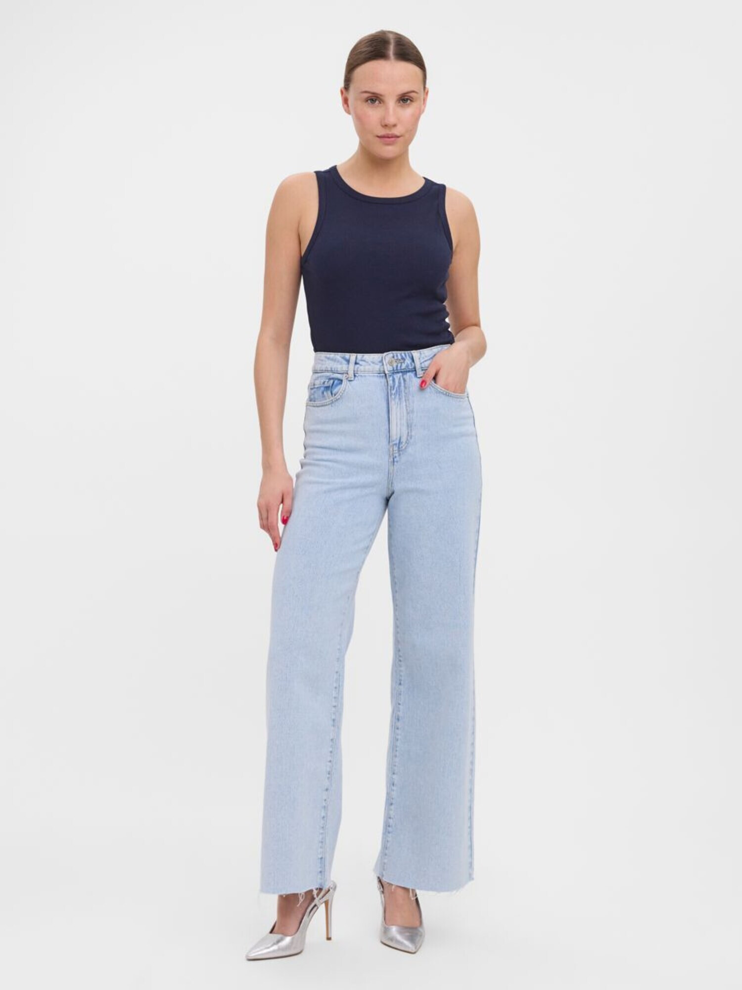 VERO MODA Jeans 'Kathy' albastru deschis - Pled.ro