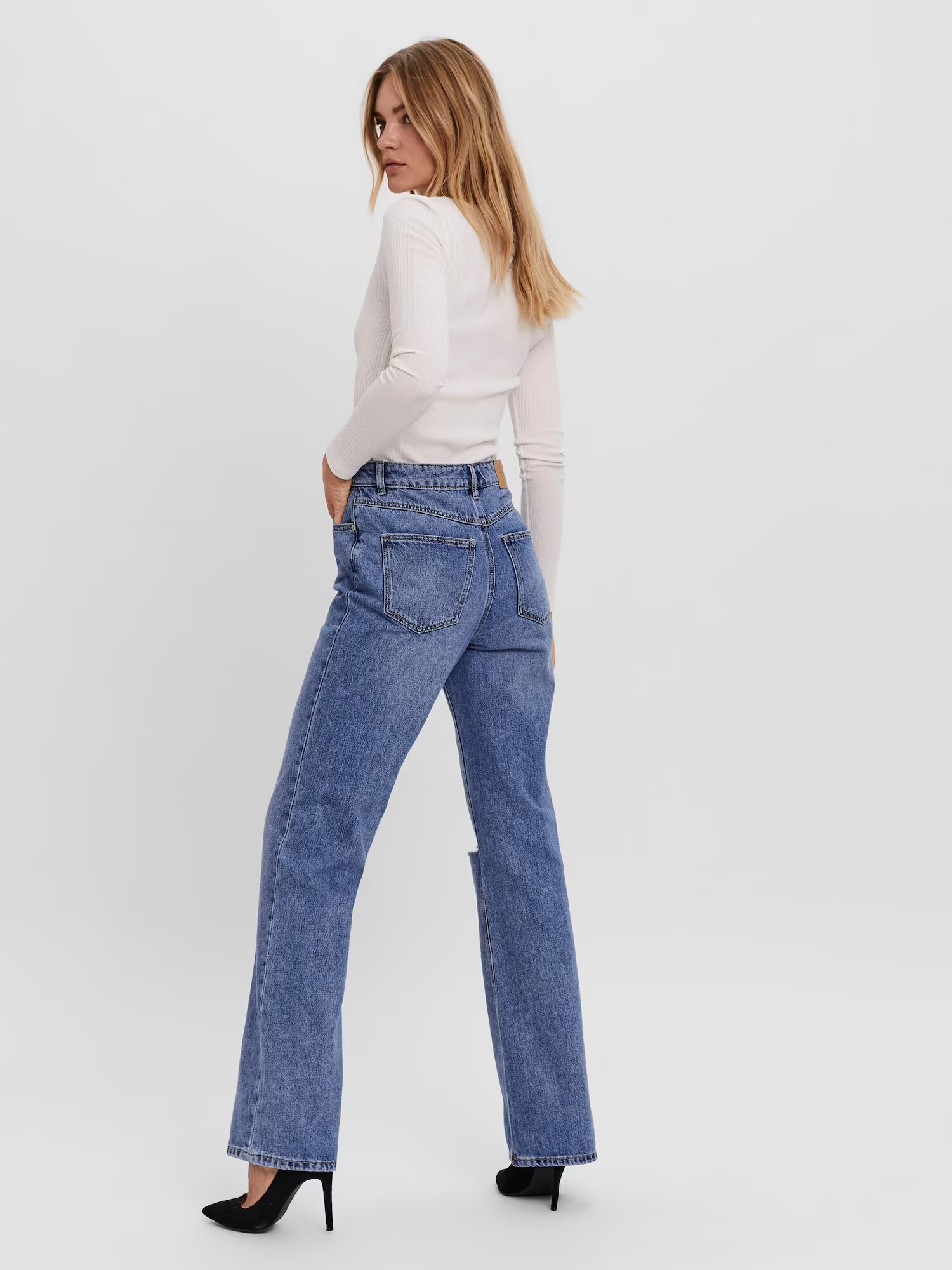 VERO MODA Jeans 'Kithy' albastru - Pled.ro