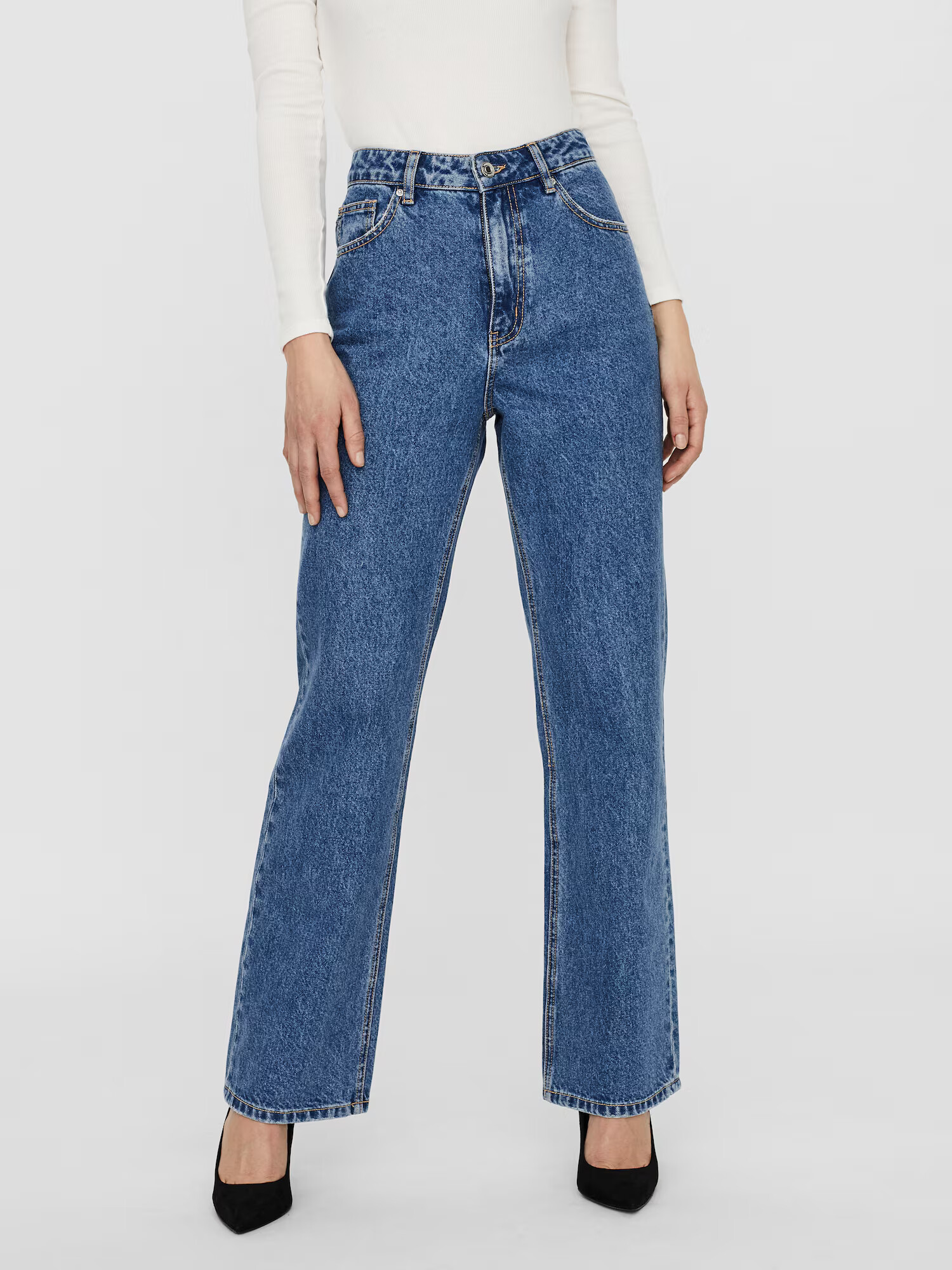 VERO MODA Jeans 'Kithy' albastru - Pled.ro