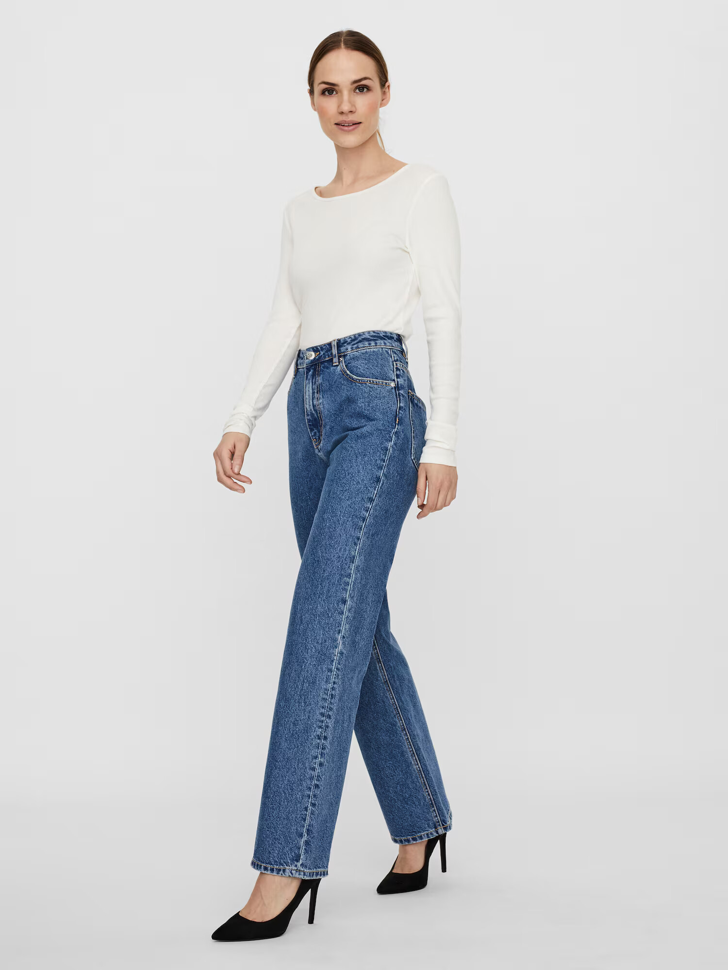 VERO MODA Jeans 'Kithy' albastru - Pled.ro