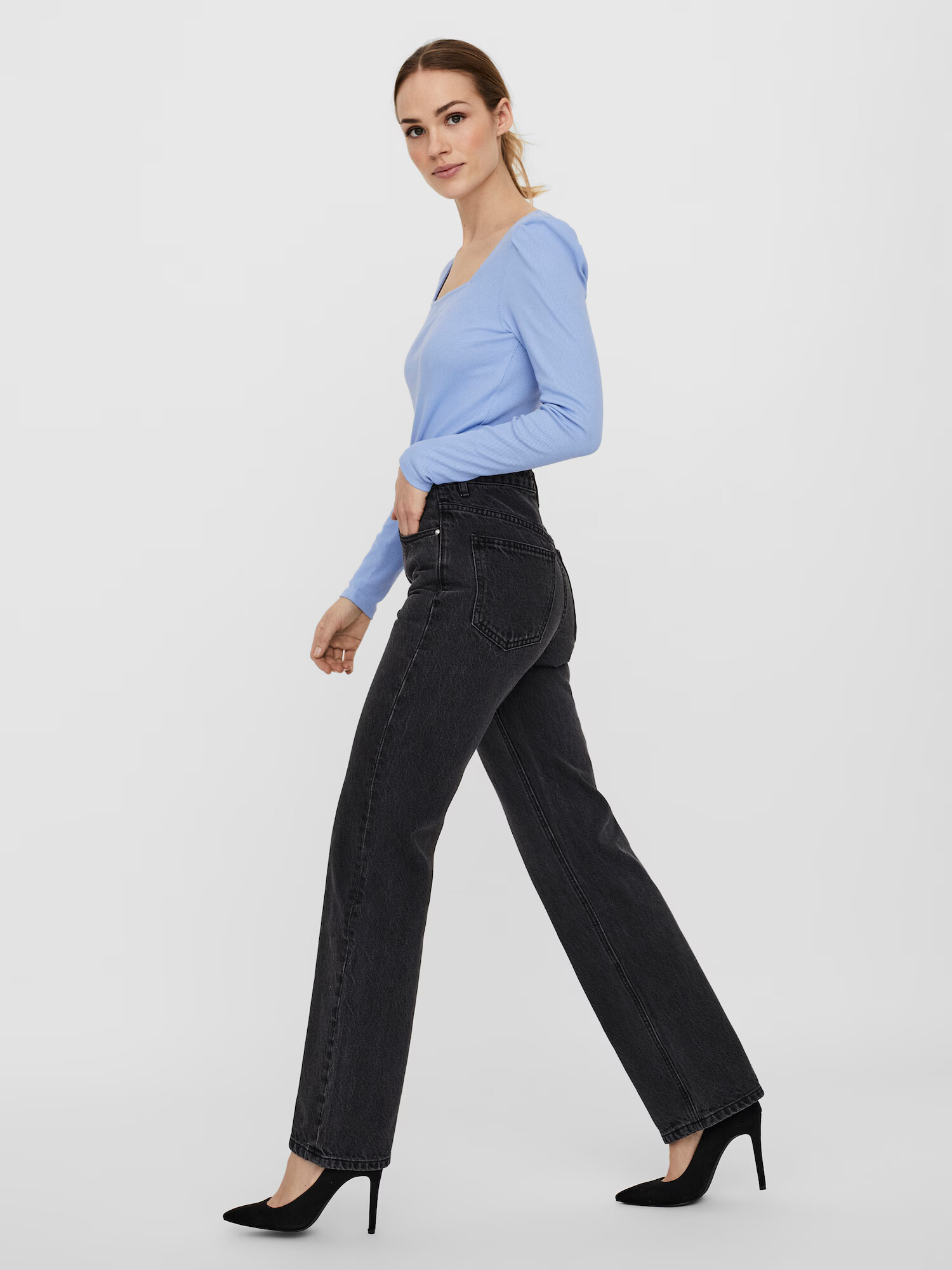 VERO MODA Jeans 'Kithy' negru - Pled.ro