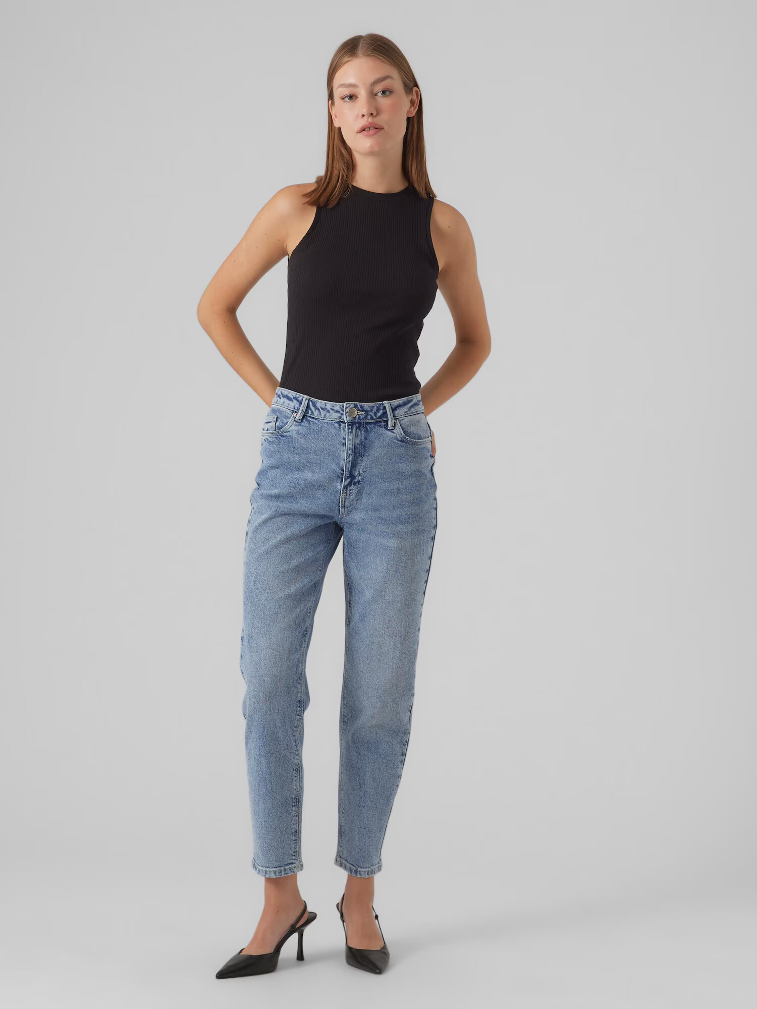 VERO MODA Jeans 'LINDA' albastru denim - Pled.ro