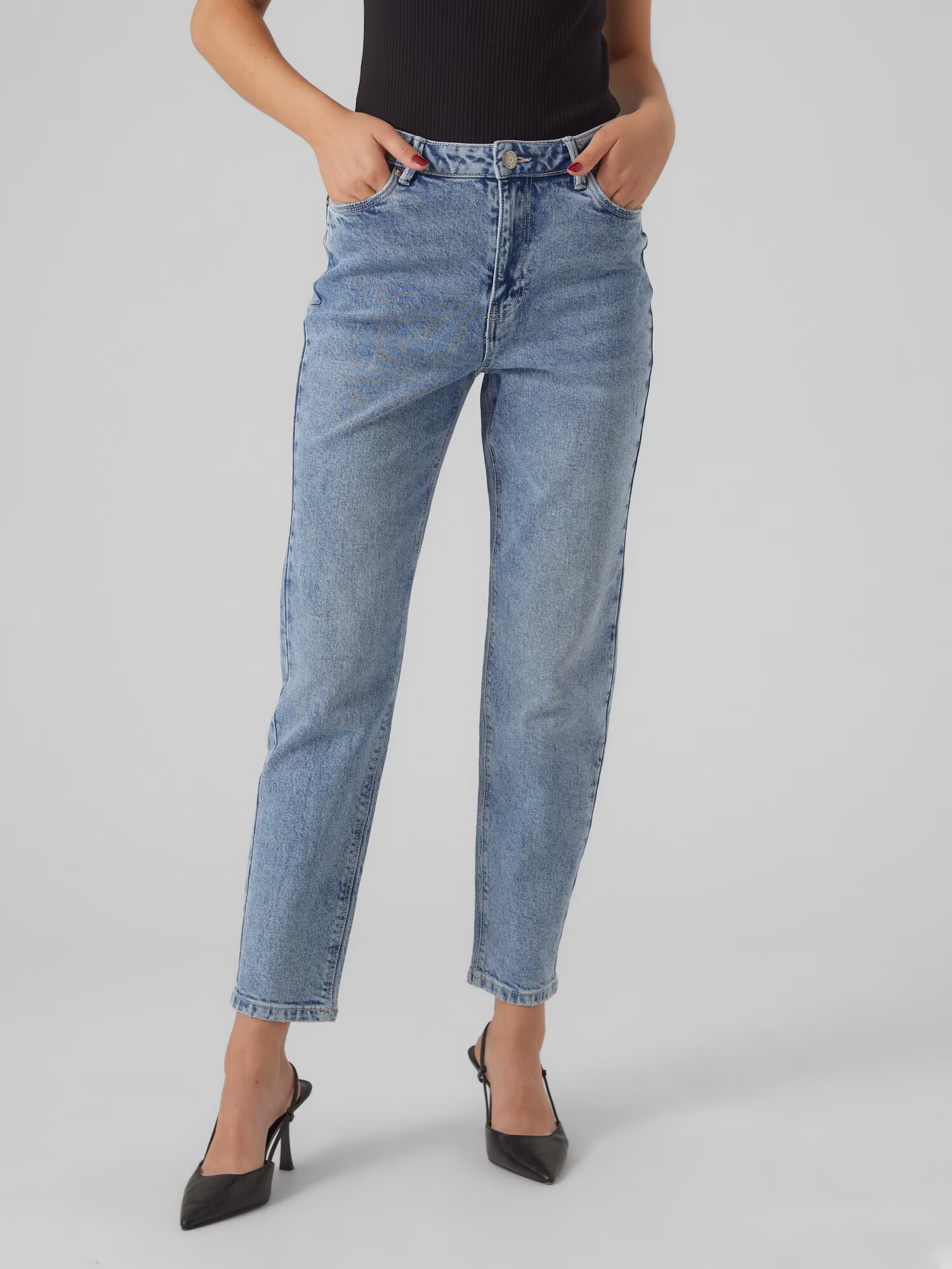 VERO MODA Jeans 'LINDA' albastru denim - Pled.ro