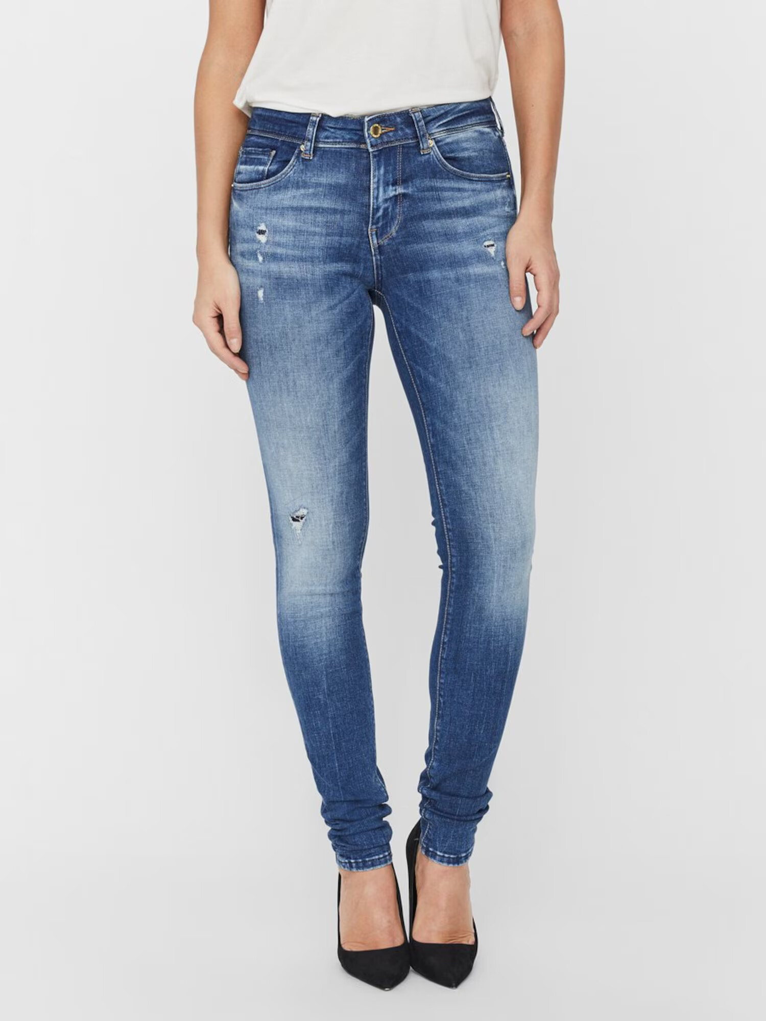 VERO MODA Jeans 'Lux' albastru denim - Pled.ro