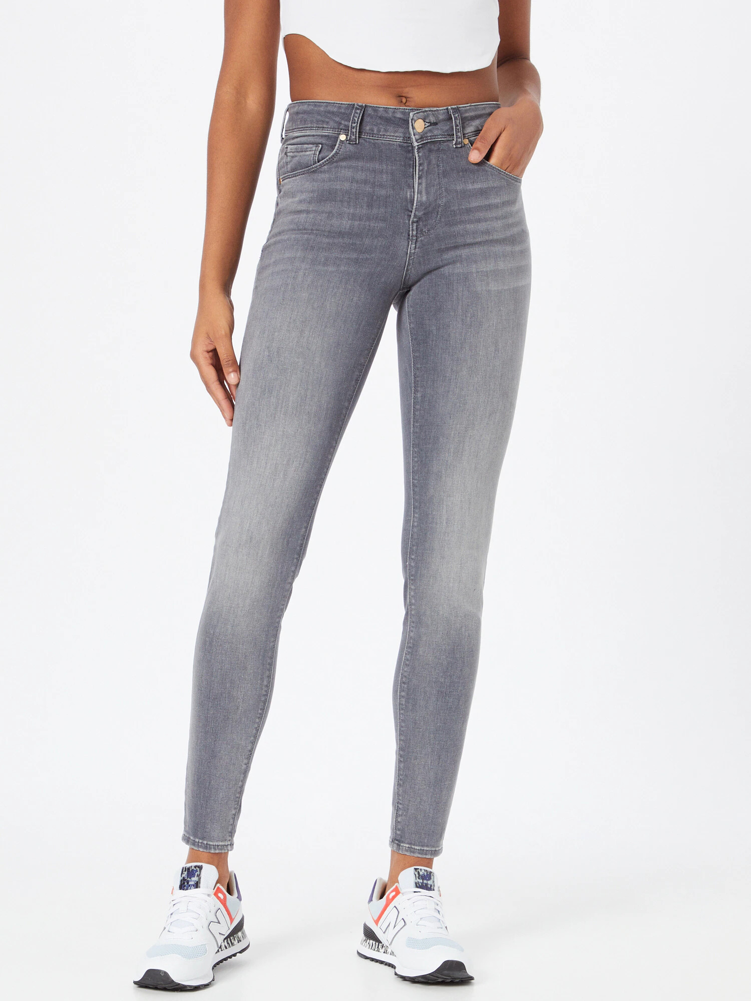 VERO MODA Jeans 'Lux' gri denim - Pled.ro