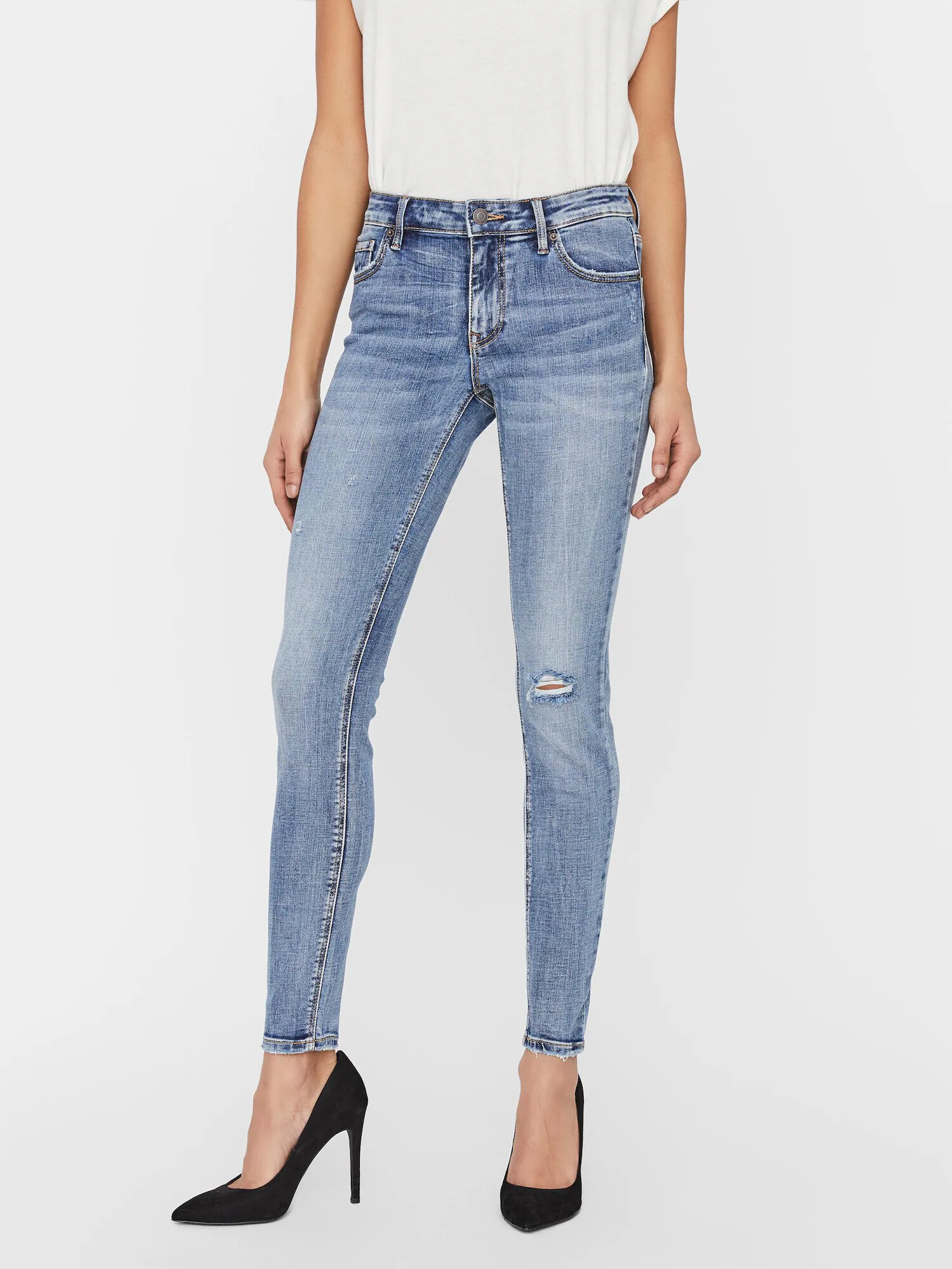 VERO MODA Jeans 'Lydia' albastru denim - Pled.ro