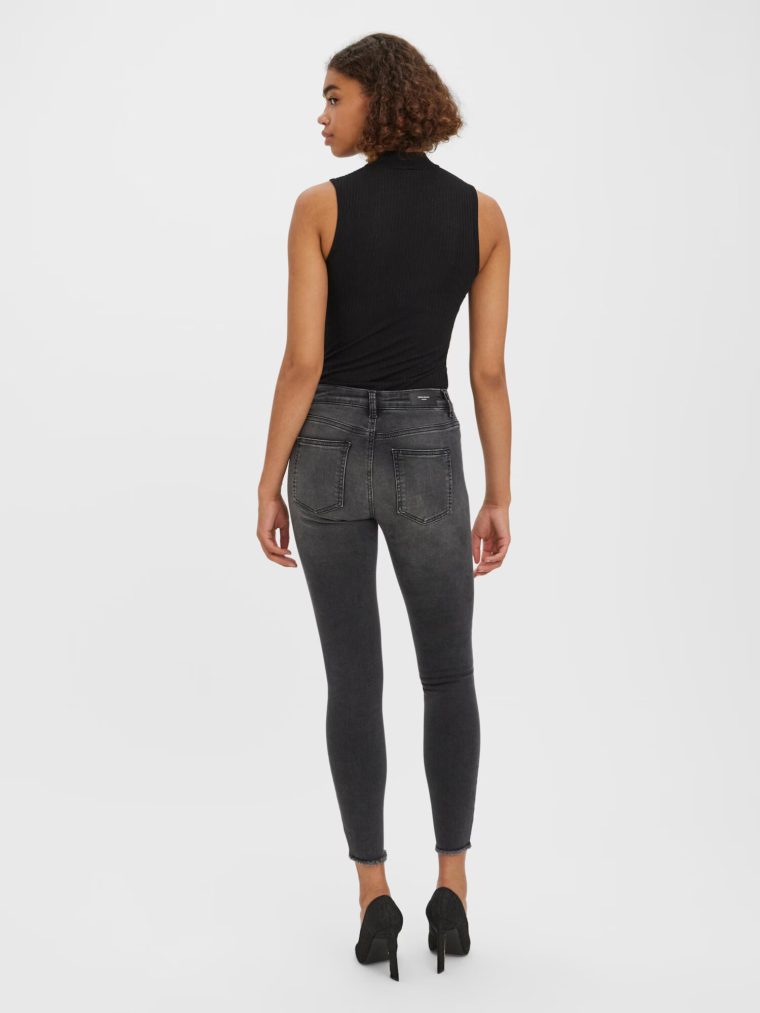 VERO MODA Jeans 'Peach' gri denim - Pled.ro