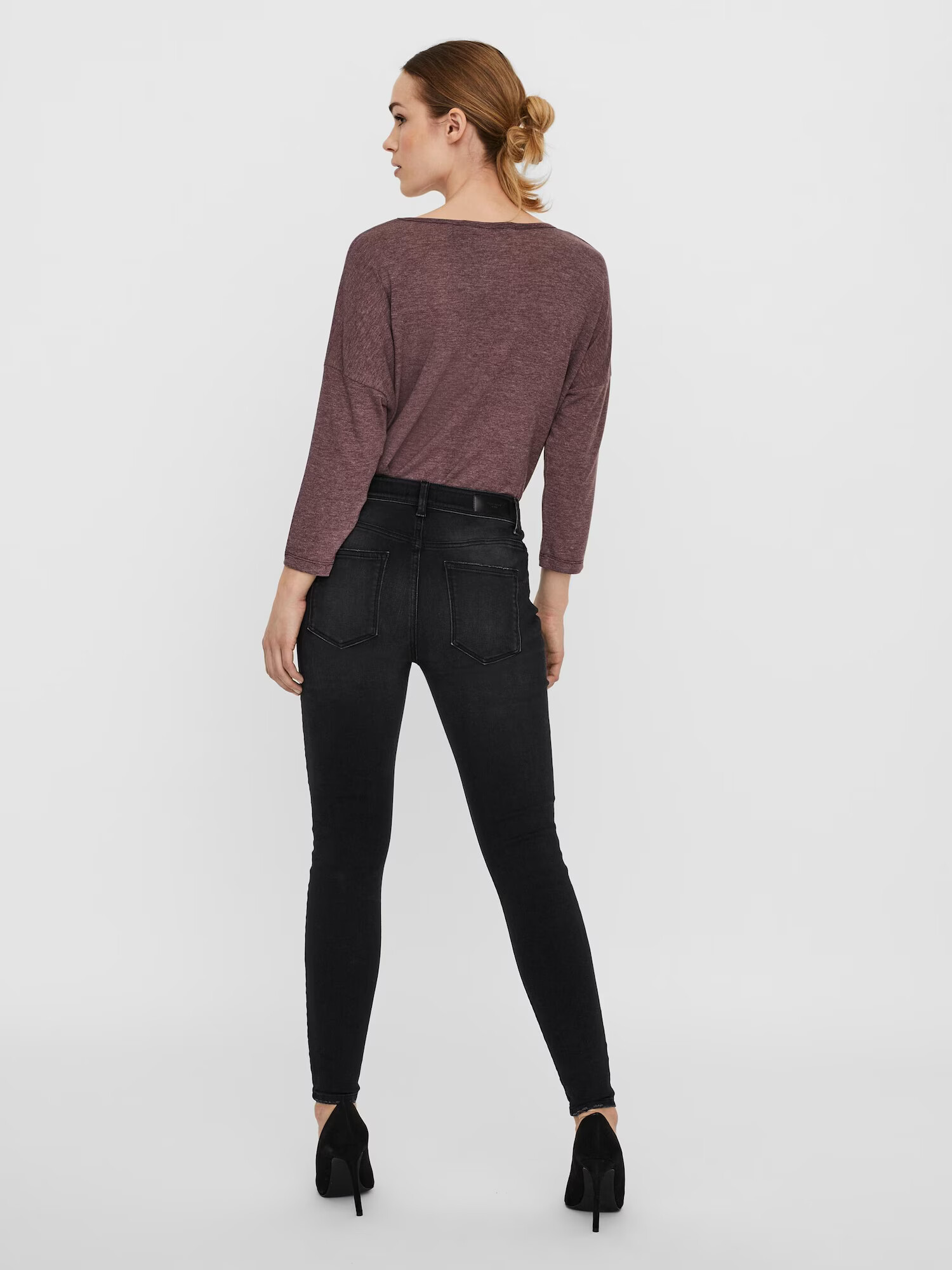 VERO MODA Jeans 'Peach' negru denim - Pled.ro