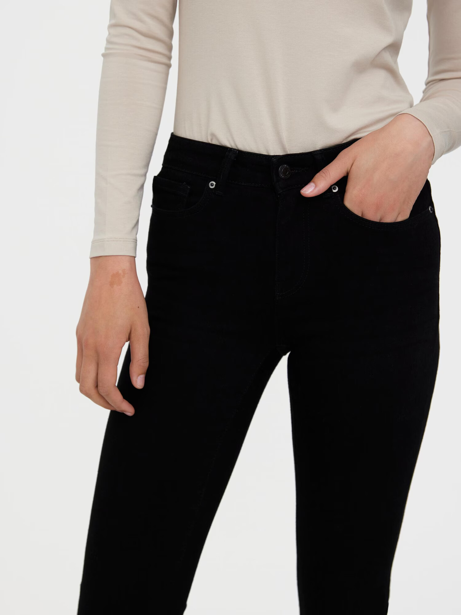 VERO MODA Jeans 'Peachy' negru denim - Pled.ro